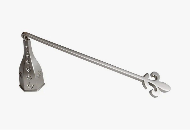 Bell Snuffer- Pewter Fleur des Lis - Cantrip Candles