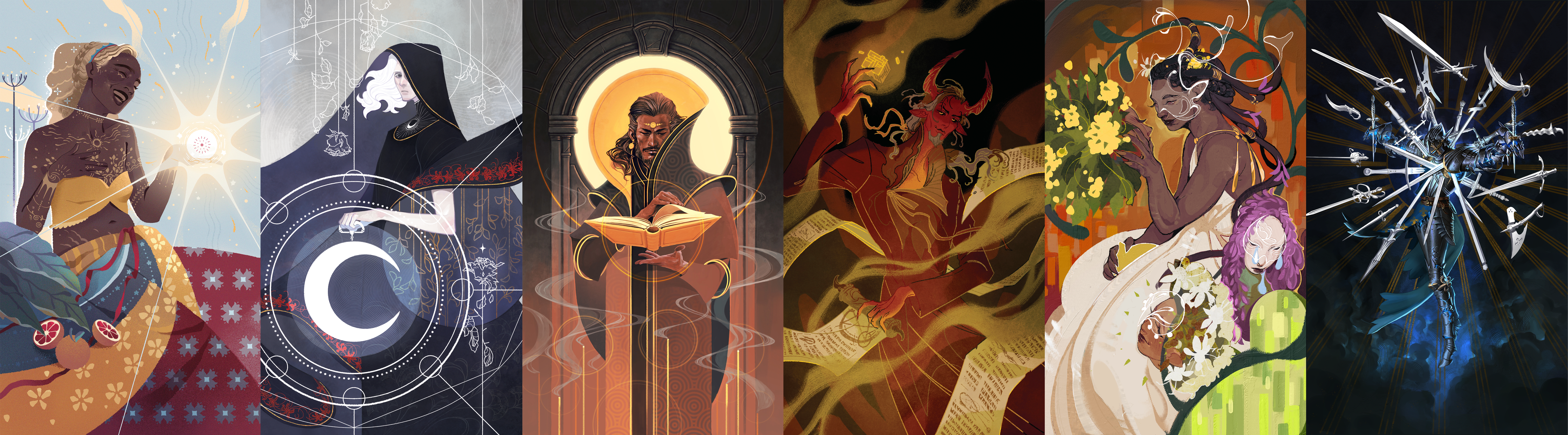 Art Blog: Patrons & Deities Process and Visual Development