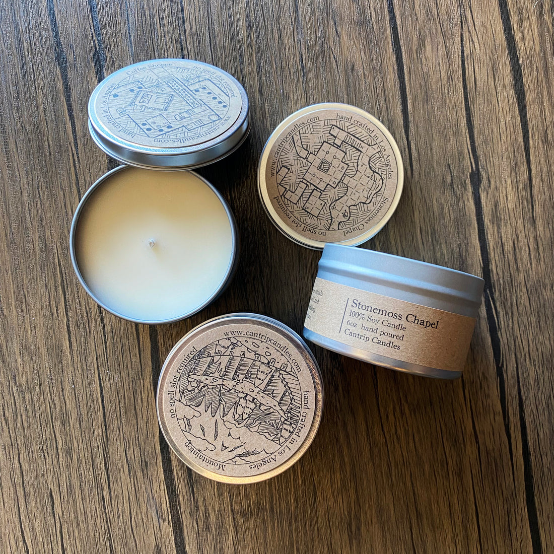6oz Candle Tins | Cantrip Candles