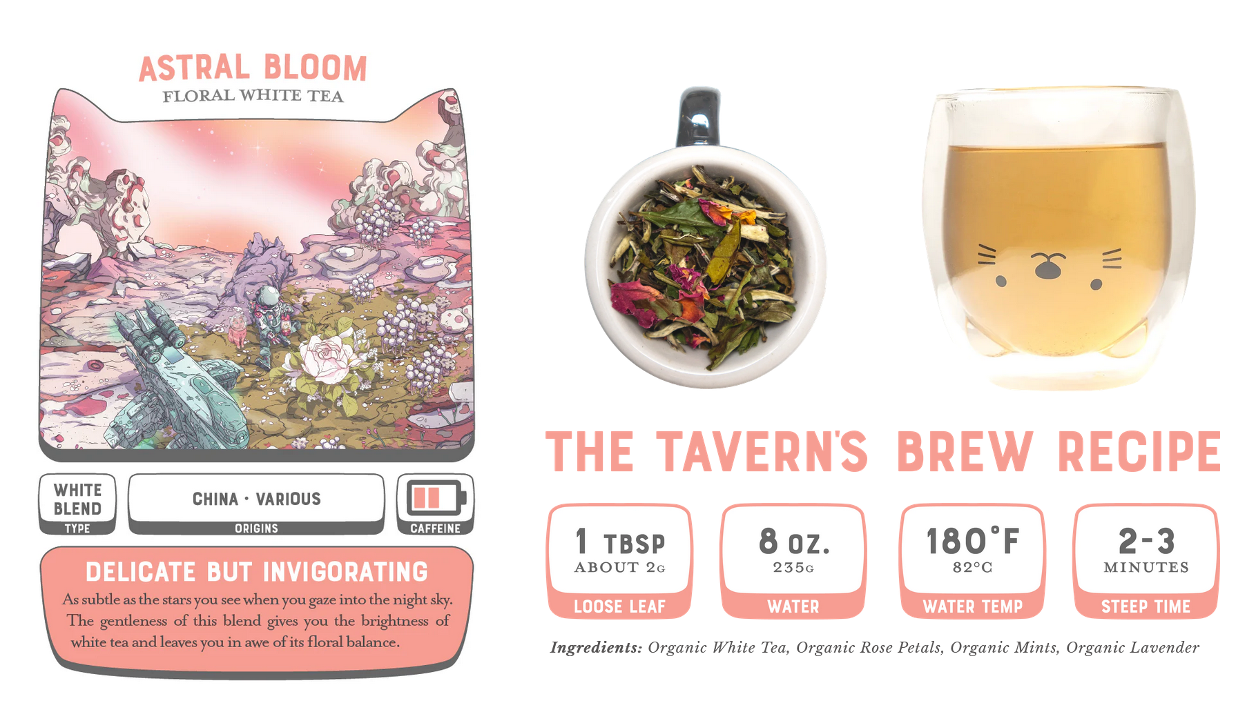 Astral Bloom - Loose Tea - Cantrip Candles