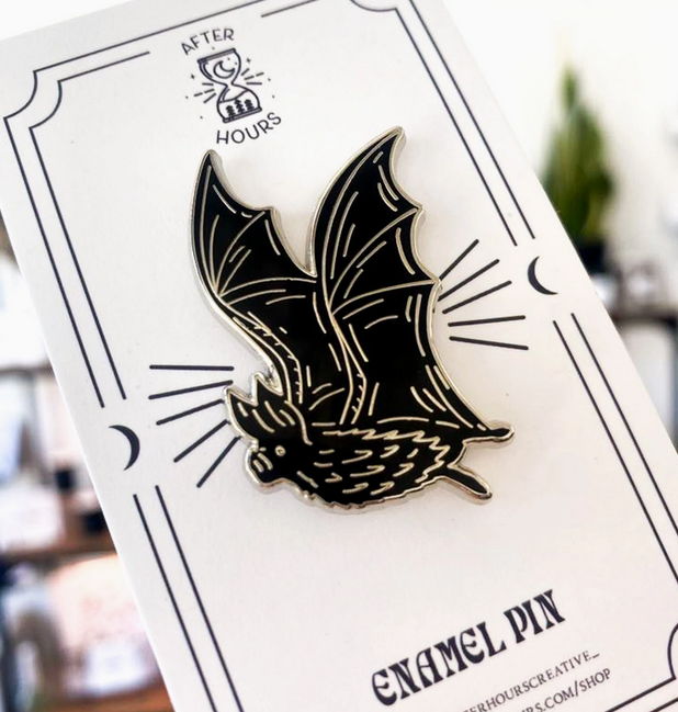 Bat Enamel Pin