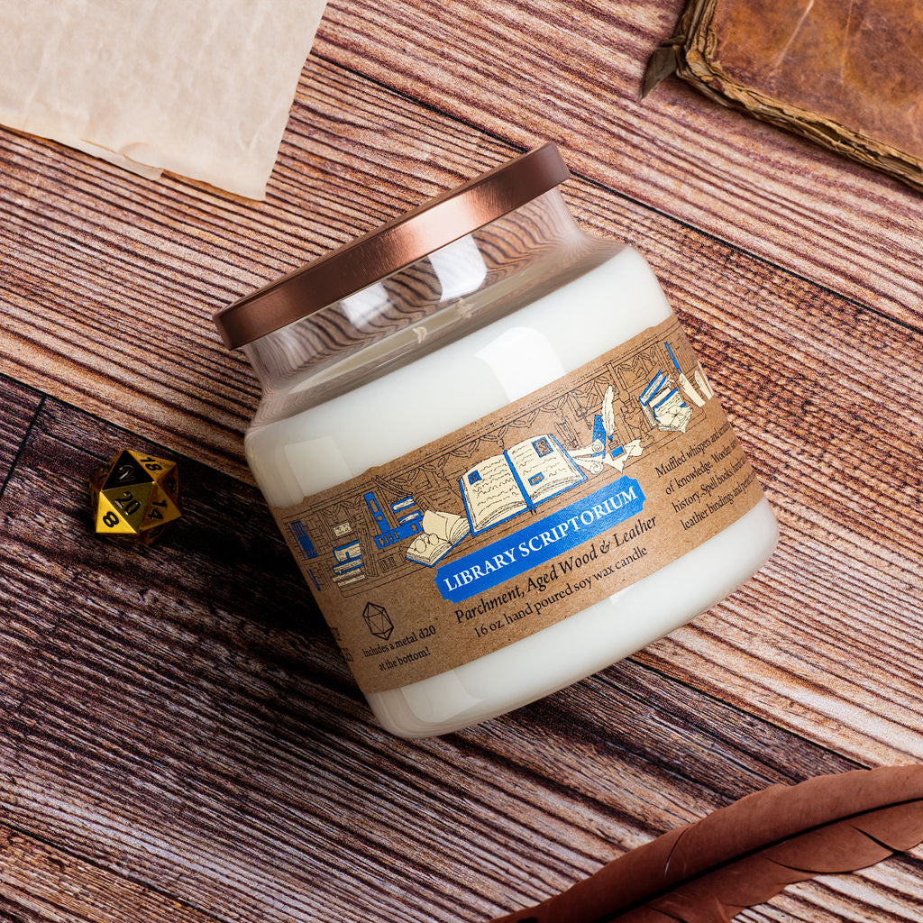 The Library Scriptorium Candle - Cantrip Candles