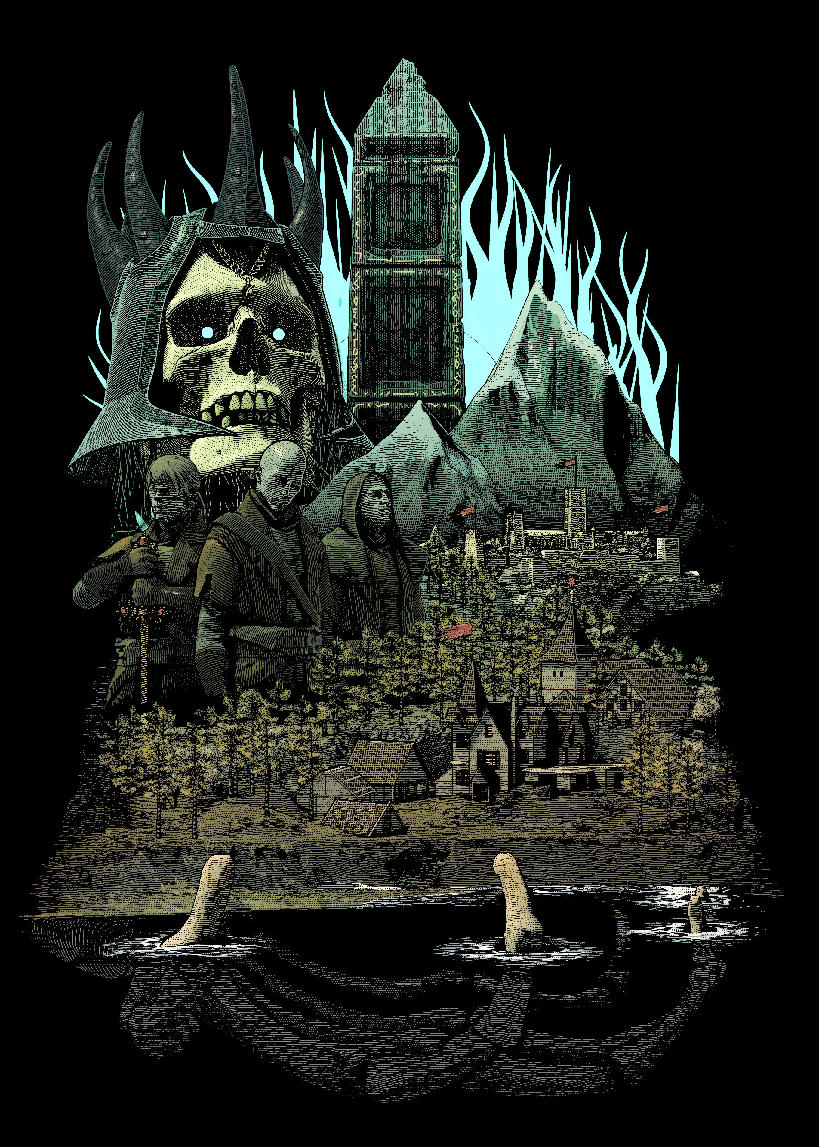 Uncharted Lands Short Sleeve T-Shirt - Cantrip Candles