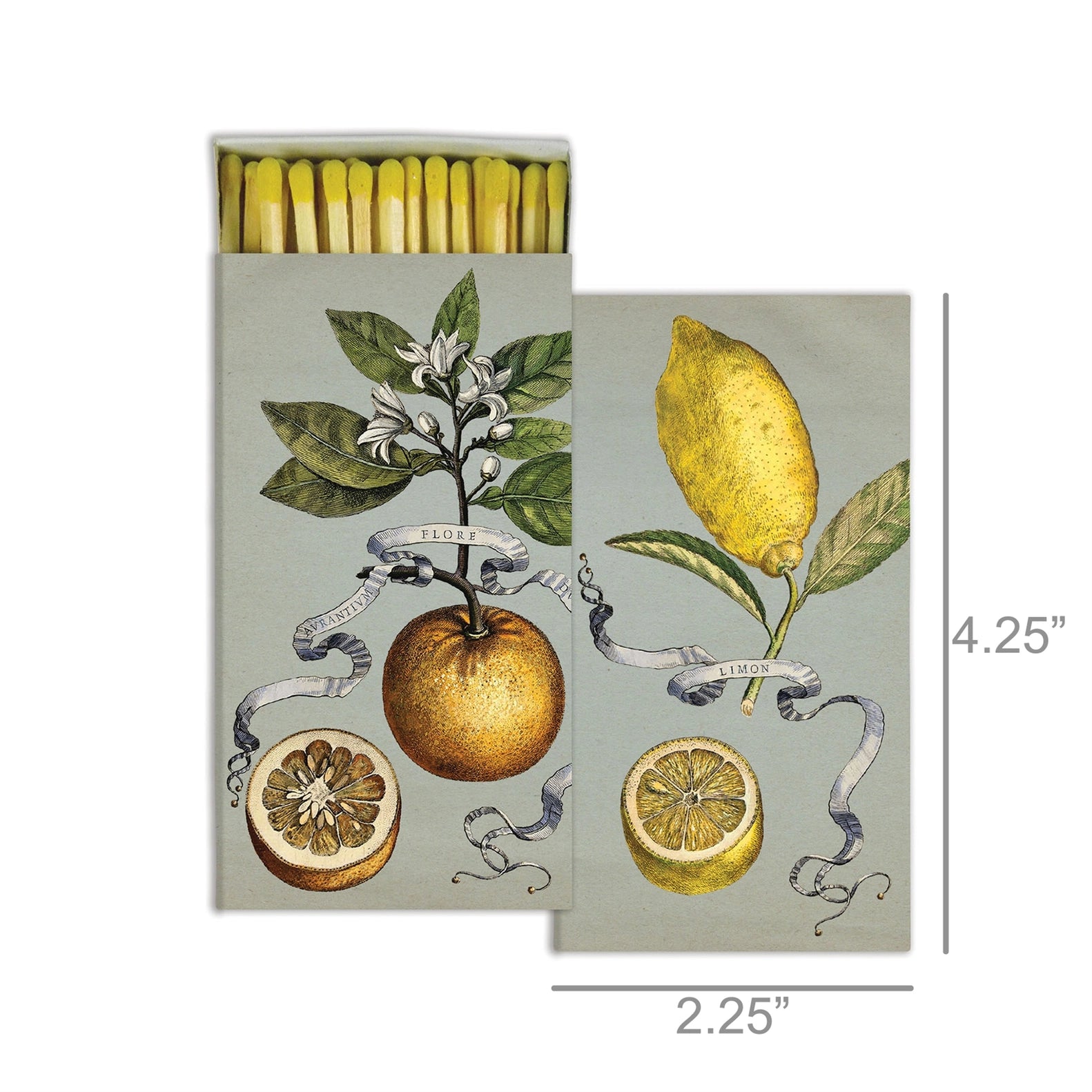 Botanical Citrus Matchbox - Large