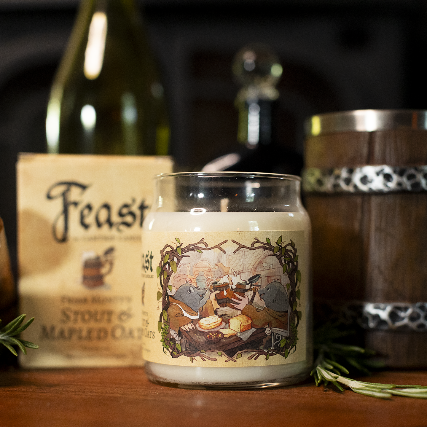 Friar Monty's Stout & Mapled Oats - Cantrip Candles
