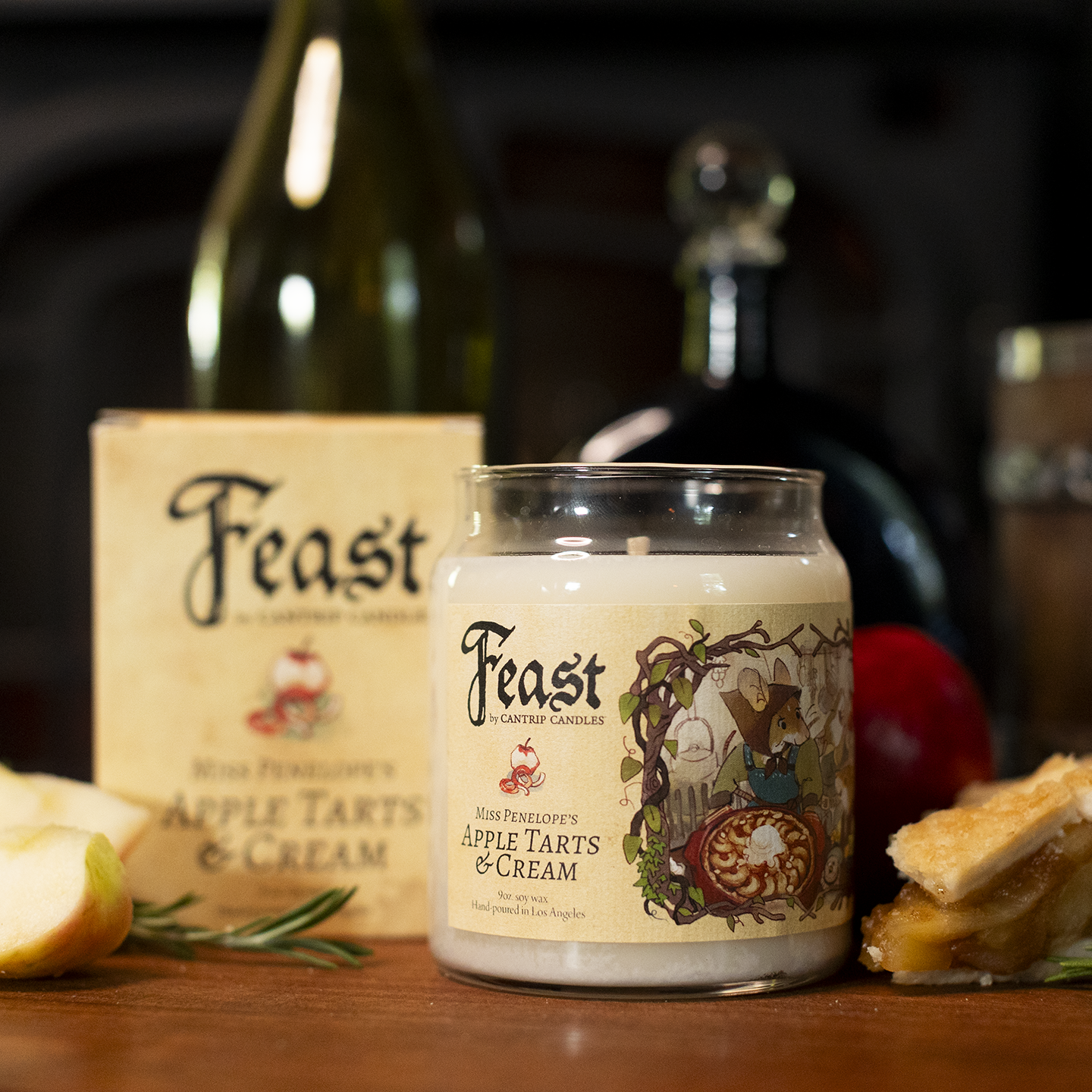 Miss Penelope's Apple Tarts & Cream - Cantrip Candles