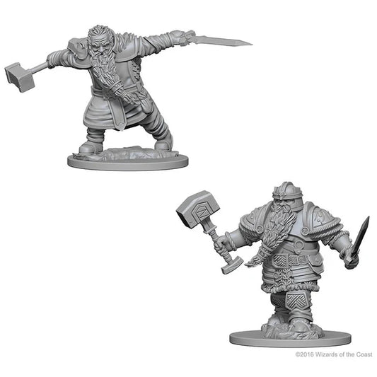 Wizkids Dwarf Fighter Miniature - Cantrip Candles