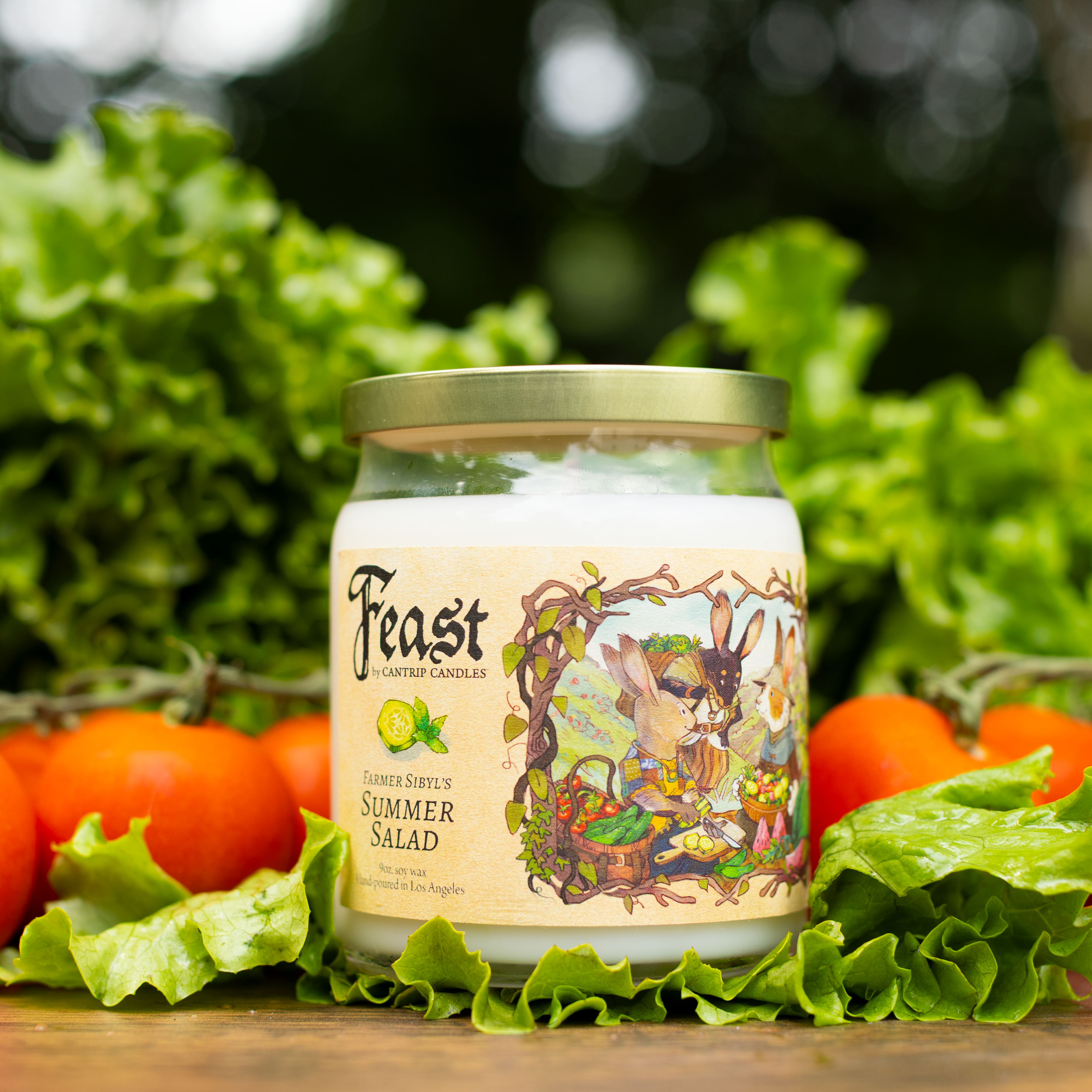 Farmer Sibyl's Summer Salad - Cantrip Candles