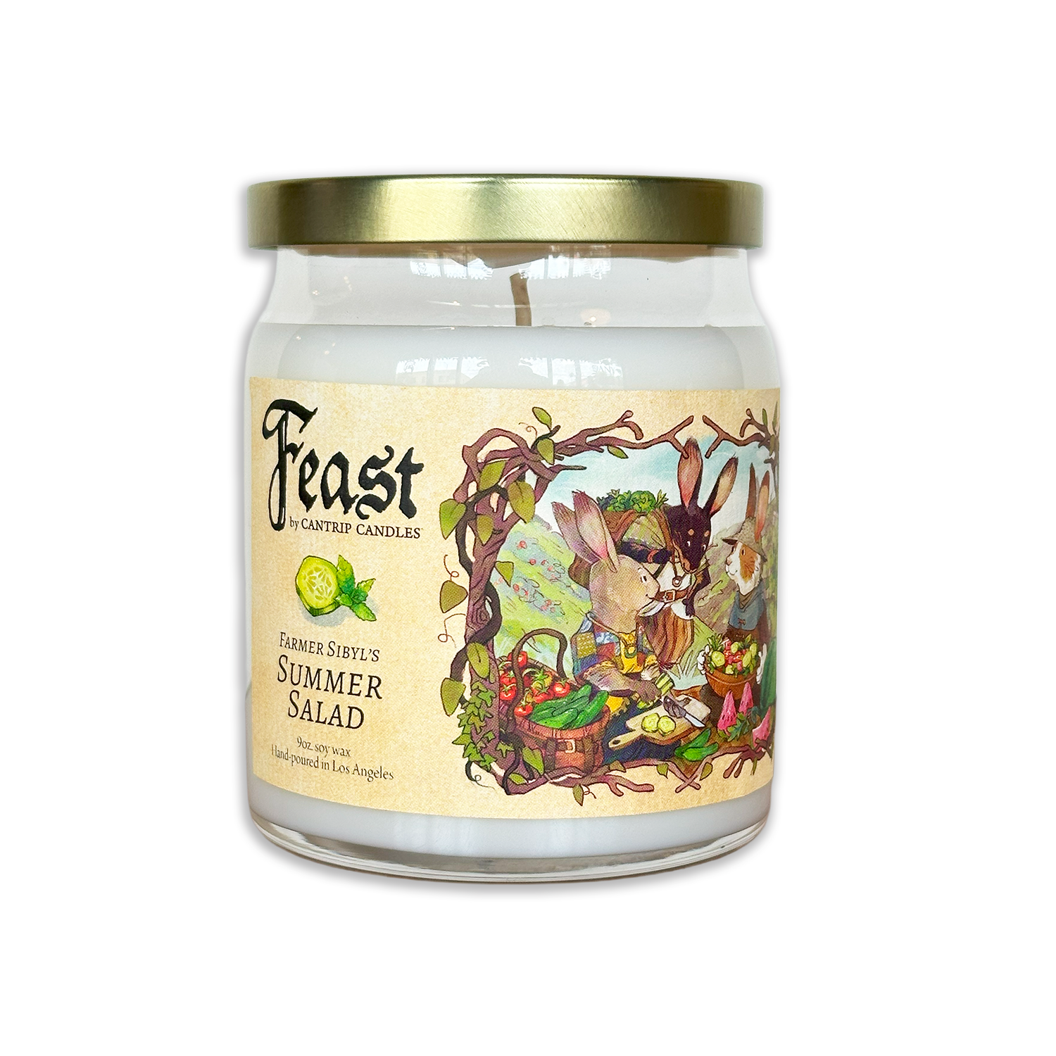 Farmer Sibyl's Summer Salad - Cantrip Candles