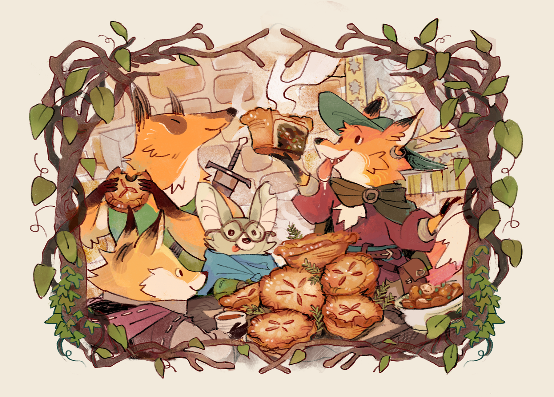 Ranger Hawke's Rosemary Pork Pies - Cantrip Candles