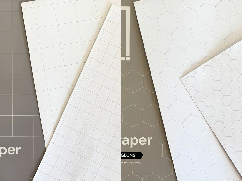 Grid Paper Pads for RPG Maps & Dungeons - Cantrip Candles