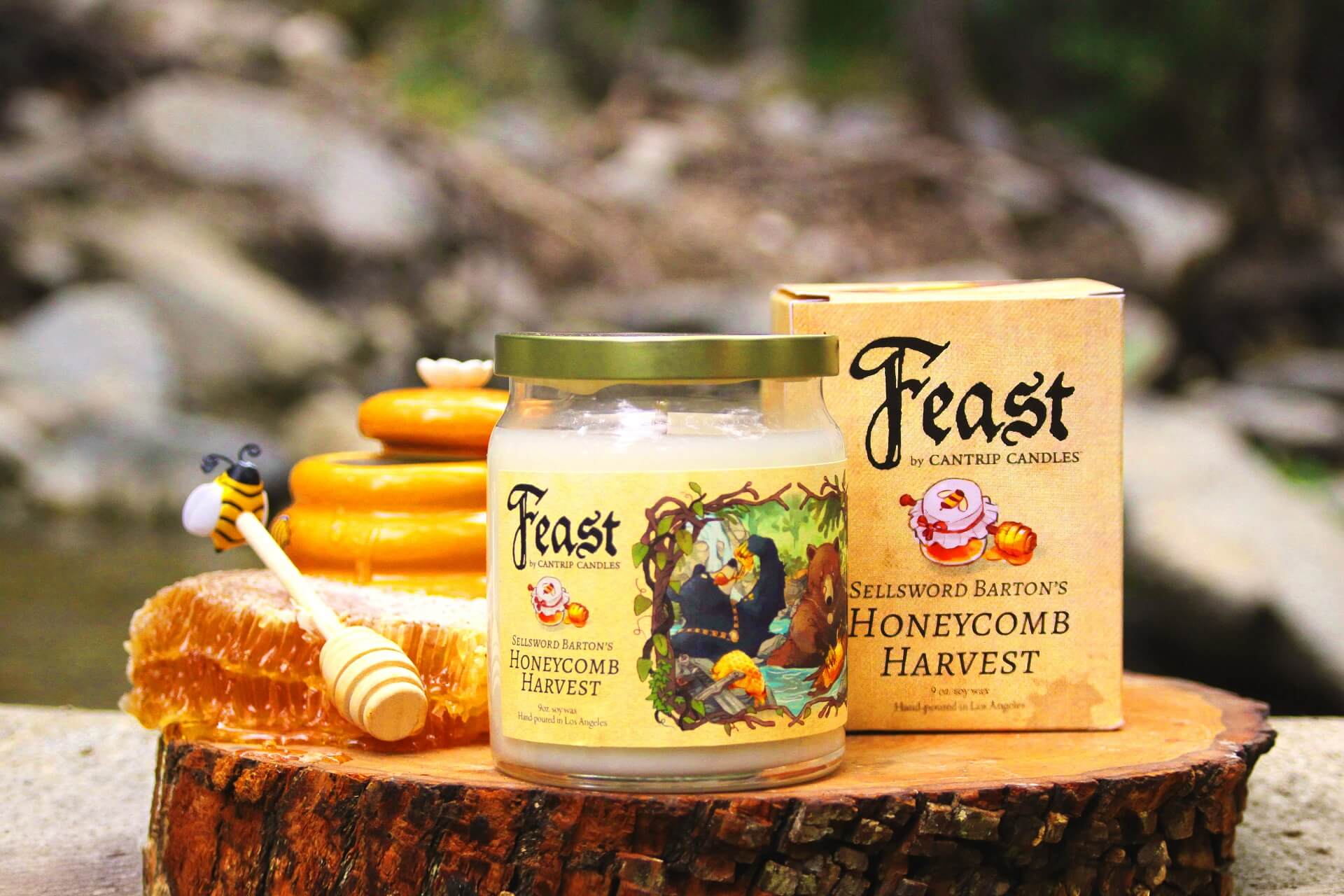 Sellsword Barton's Honeycomb Harvest – Cantrip Candles