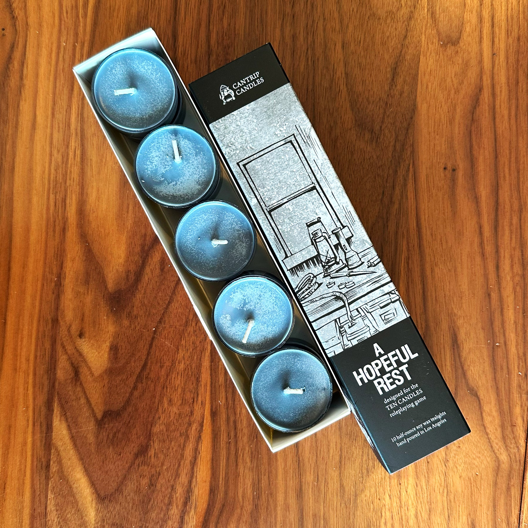Ten Candles: A Hopeful Rest - Cantrip Candles