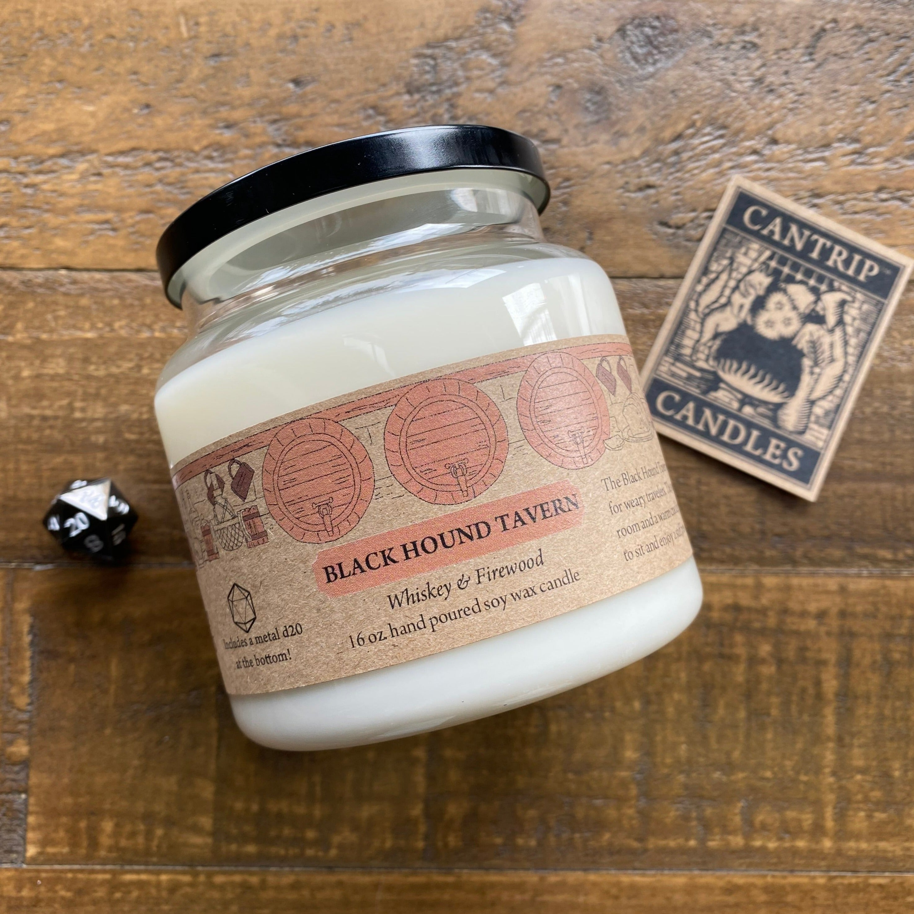 Black Hound Tavern 16oz - Cantrip Candles