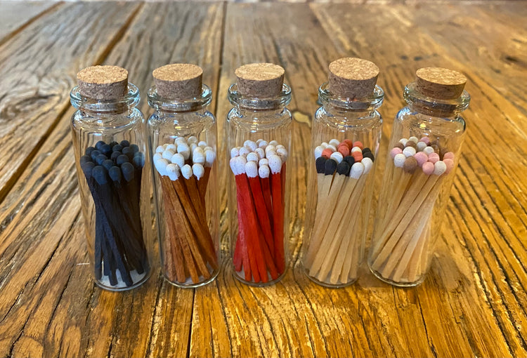 Matches - Small Corked Vials - Cantrip Candles