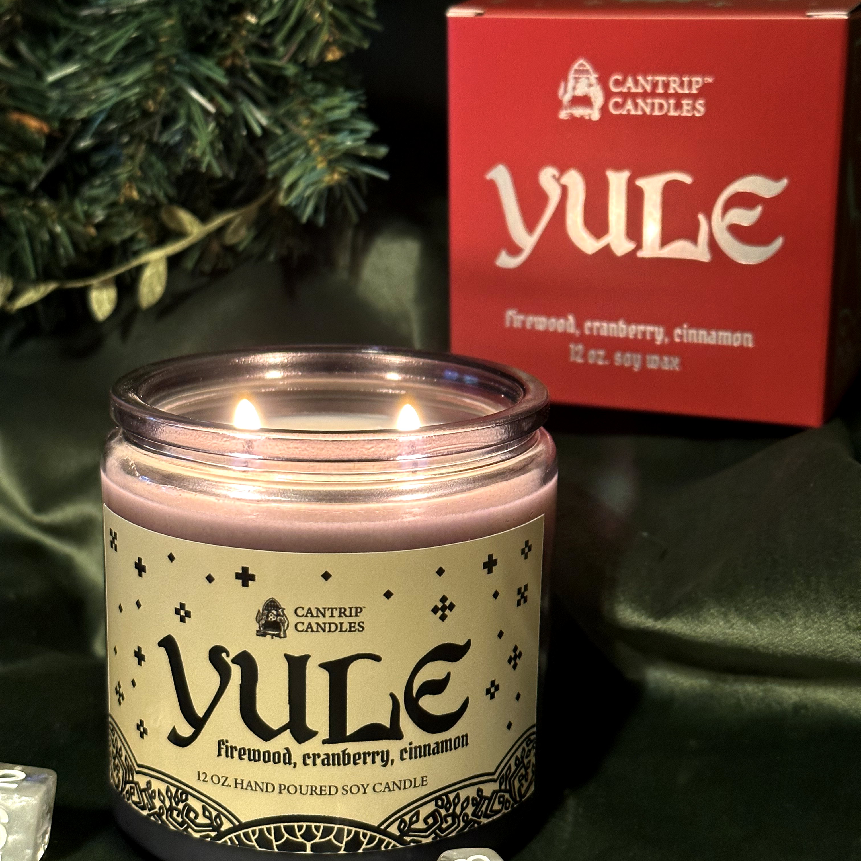 Yule 12 oz. - Cantrip Candles