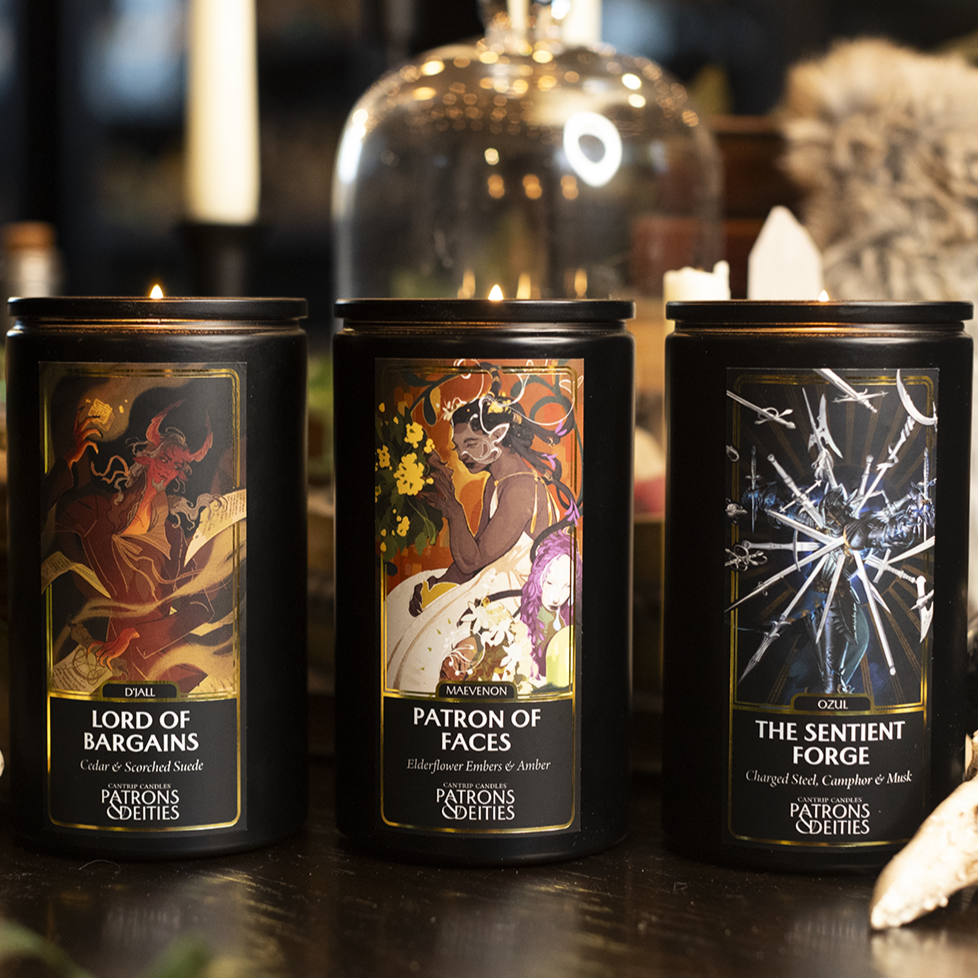 D'Jall, Lord of Bargains Soy Wax Candle | Cantrip Candles D'Jall, Lord of Bargains Soy Wax Candle | Cantrip Candles