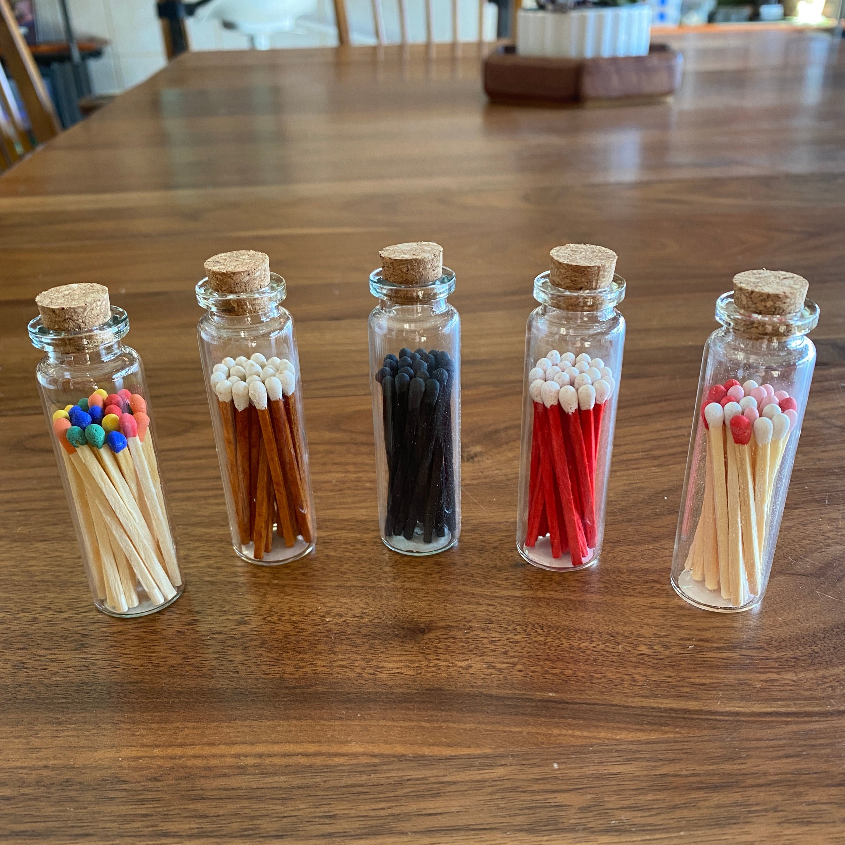 Matches - Small Corked Vials - Cantrip Candles