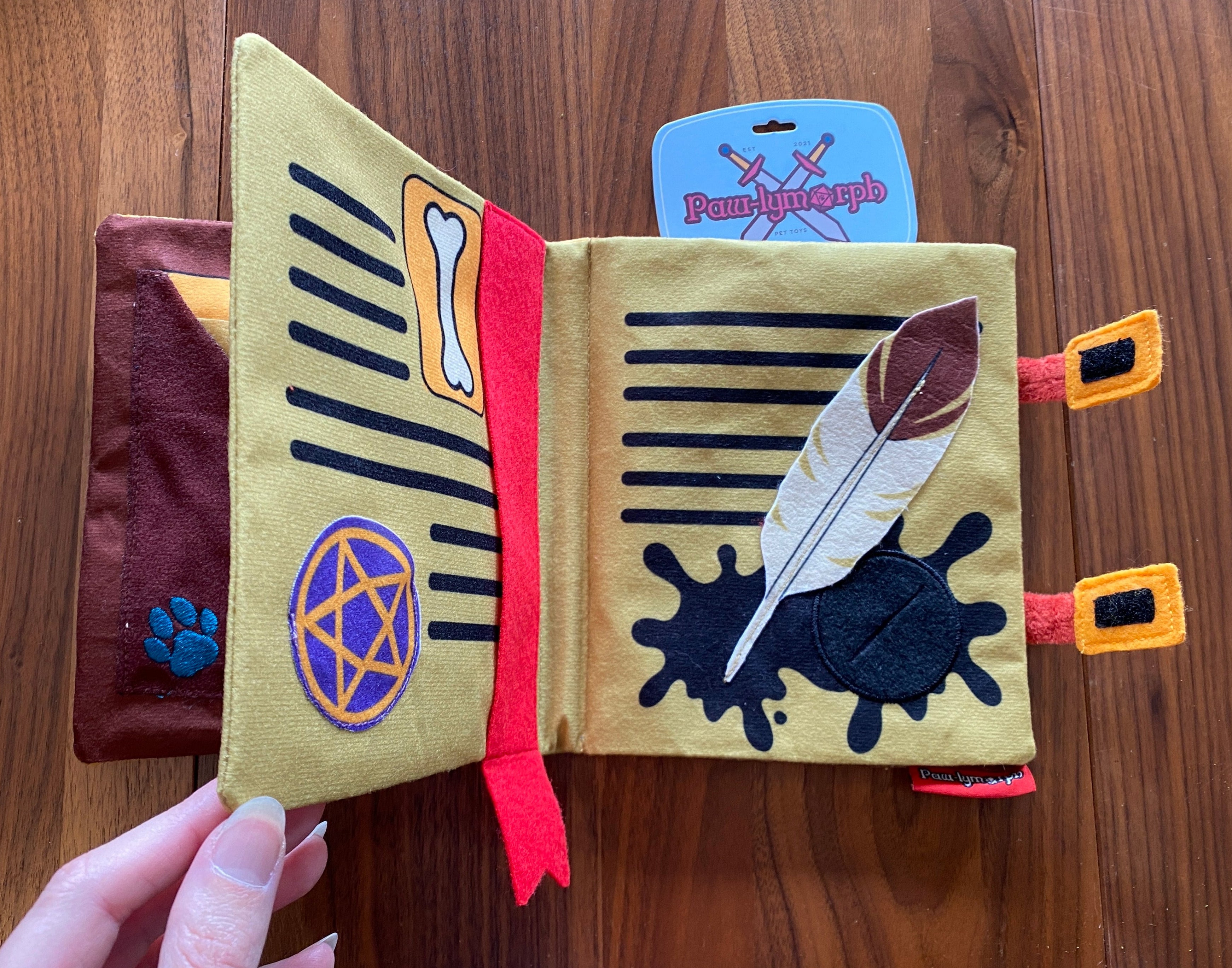 Wizard's Spellbook Paw-lymorph Dog Snuffle Mat - Cantrip Candles