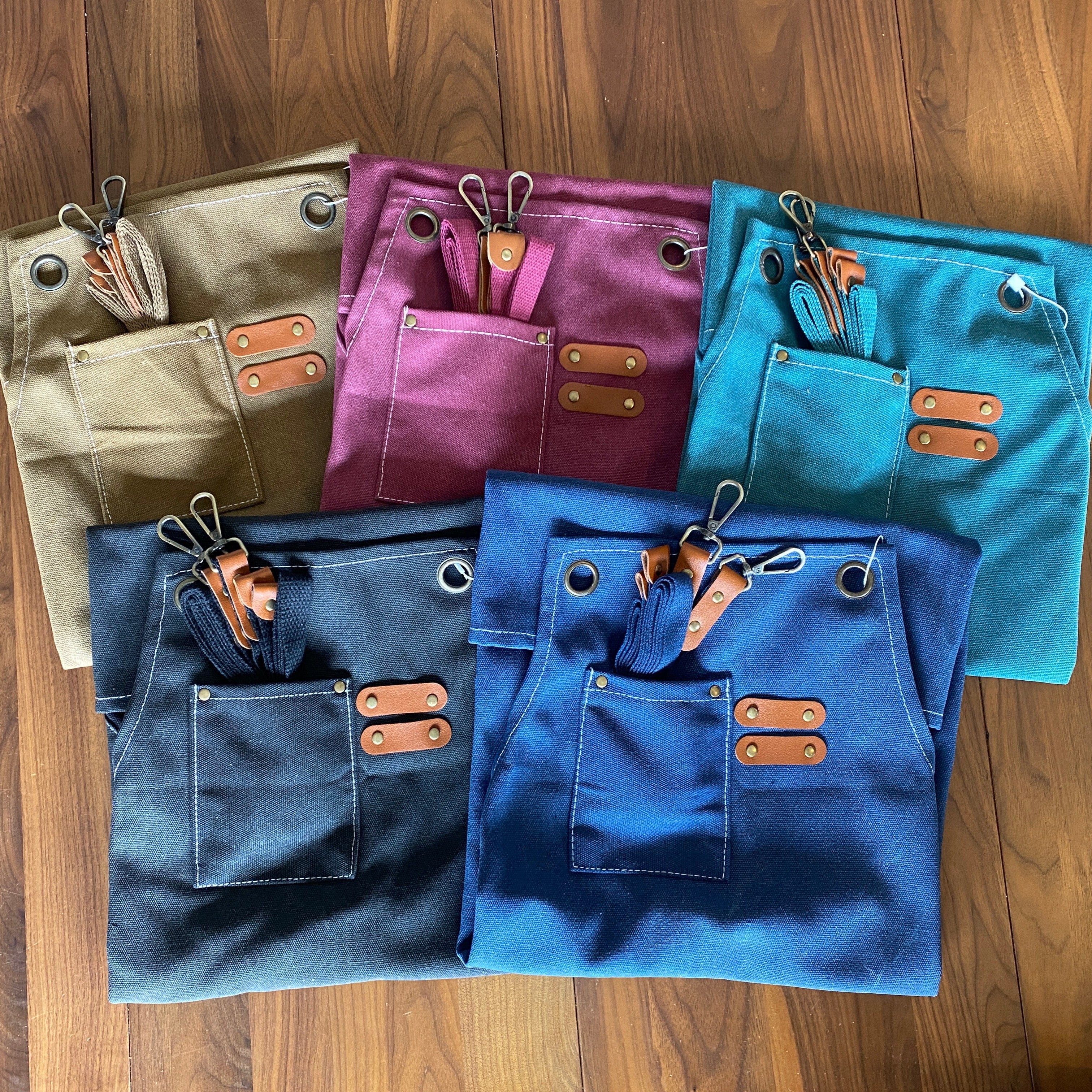 Canvas Work Aprons - Cantrip Candles