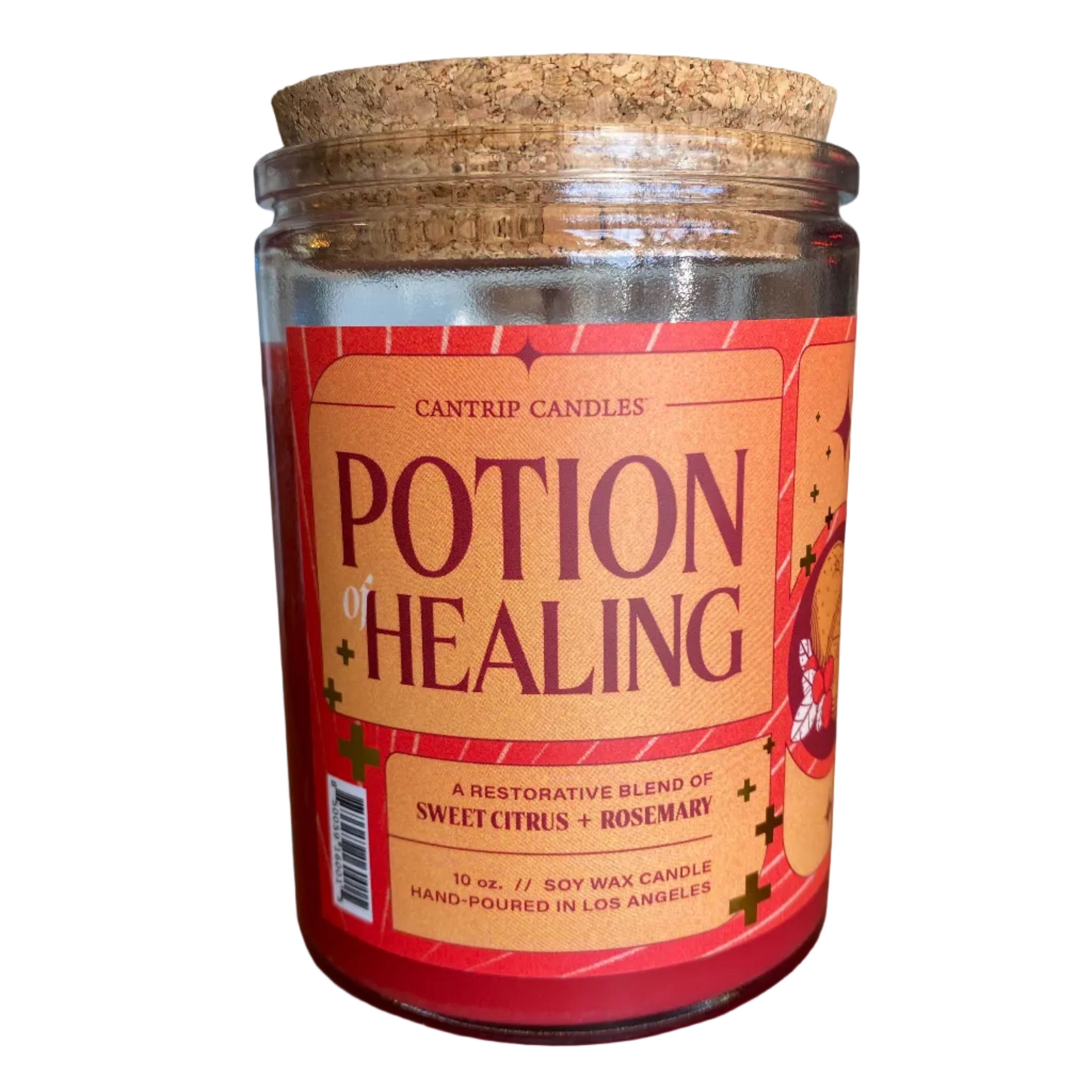 终极的抗衰老护理”　Ｒoyal soy pawer sweet Potion of Healing Soy Wax Candle | Cantrip Candles