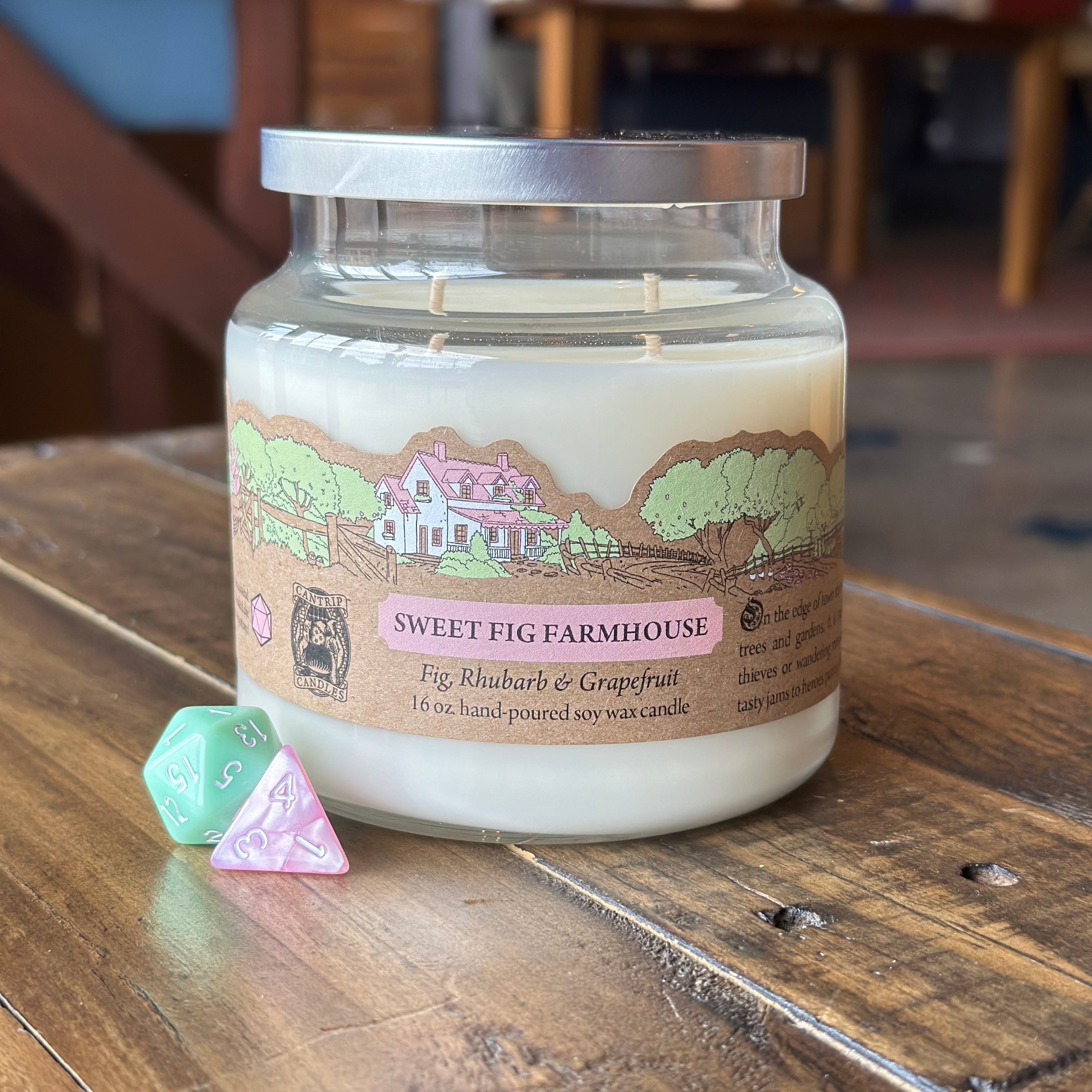 Sweet Fig Farmhouse 16 oz. - Cantrip Candles