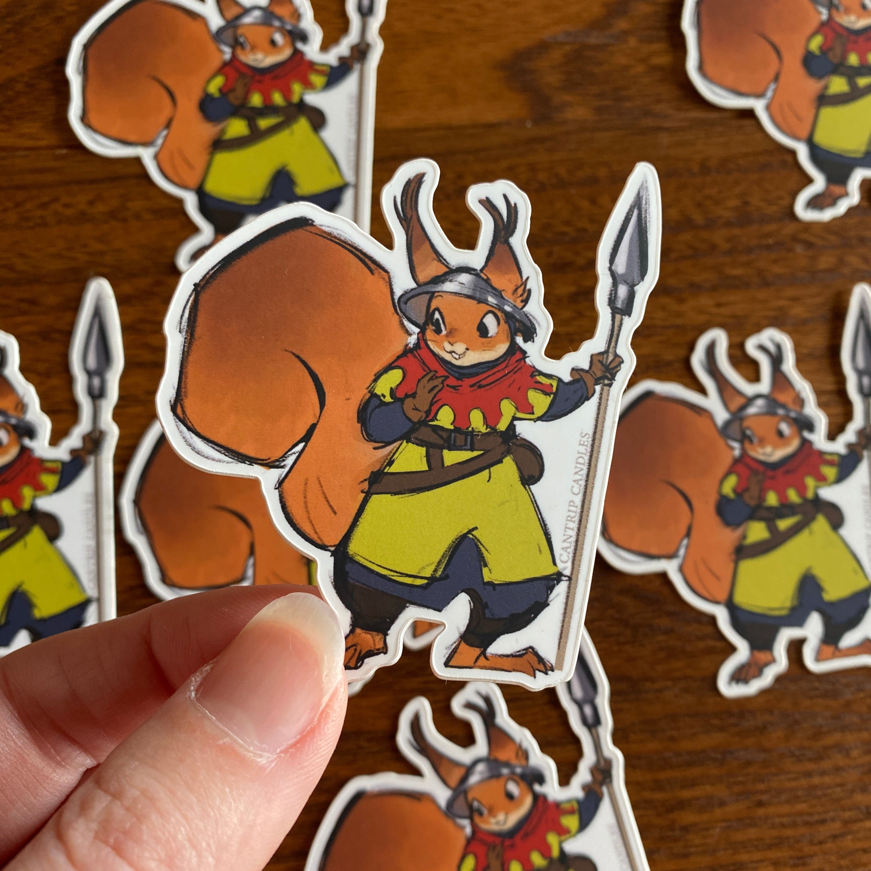 Sentry Squirrel Sticker