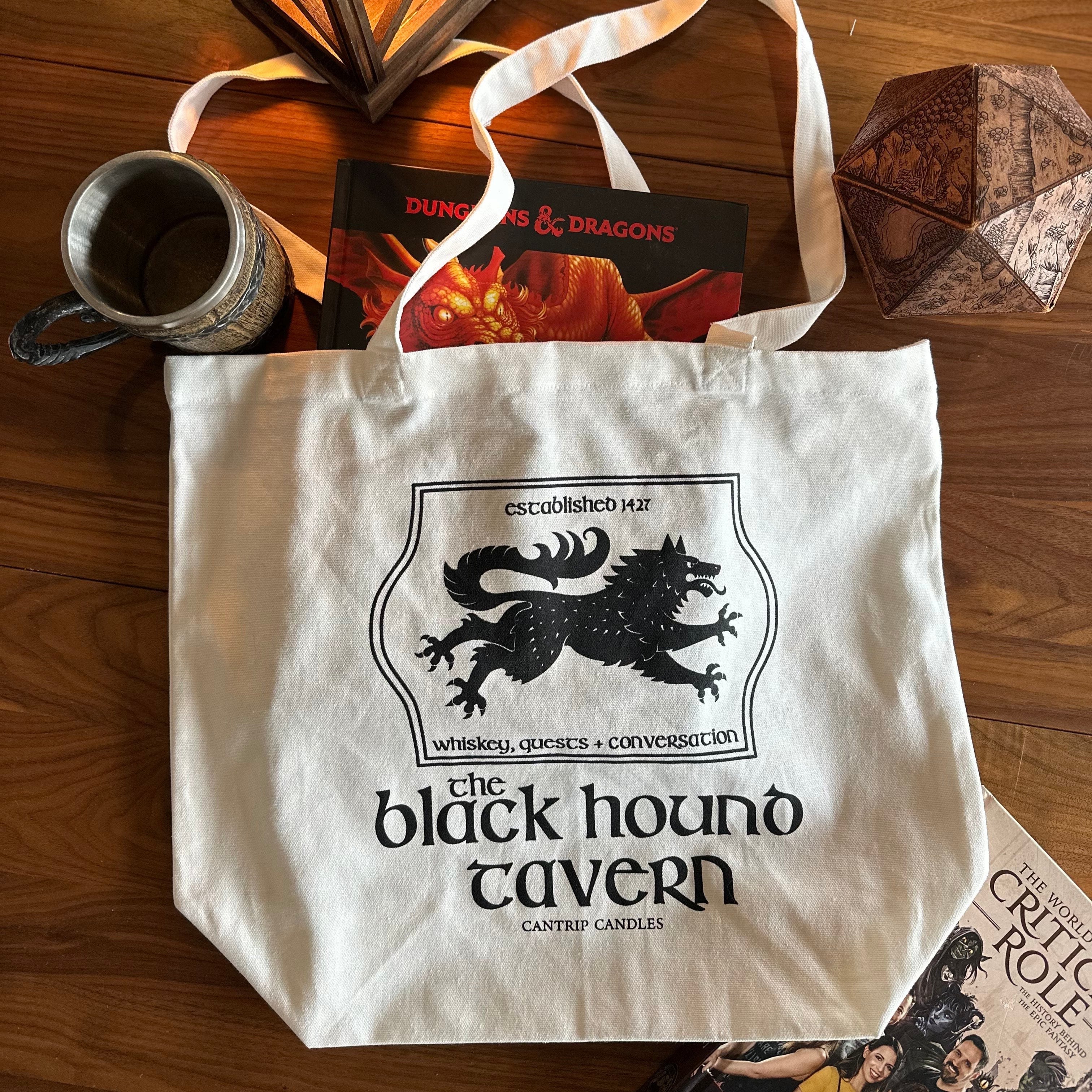 Black Hound Tavern Tote - Cantrip Candles