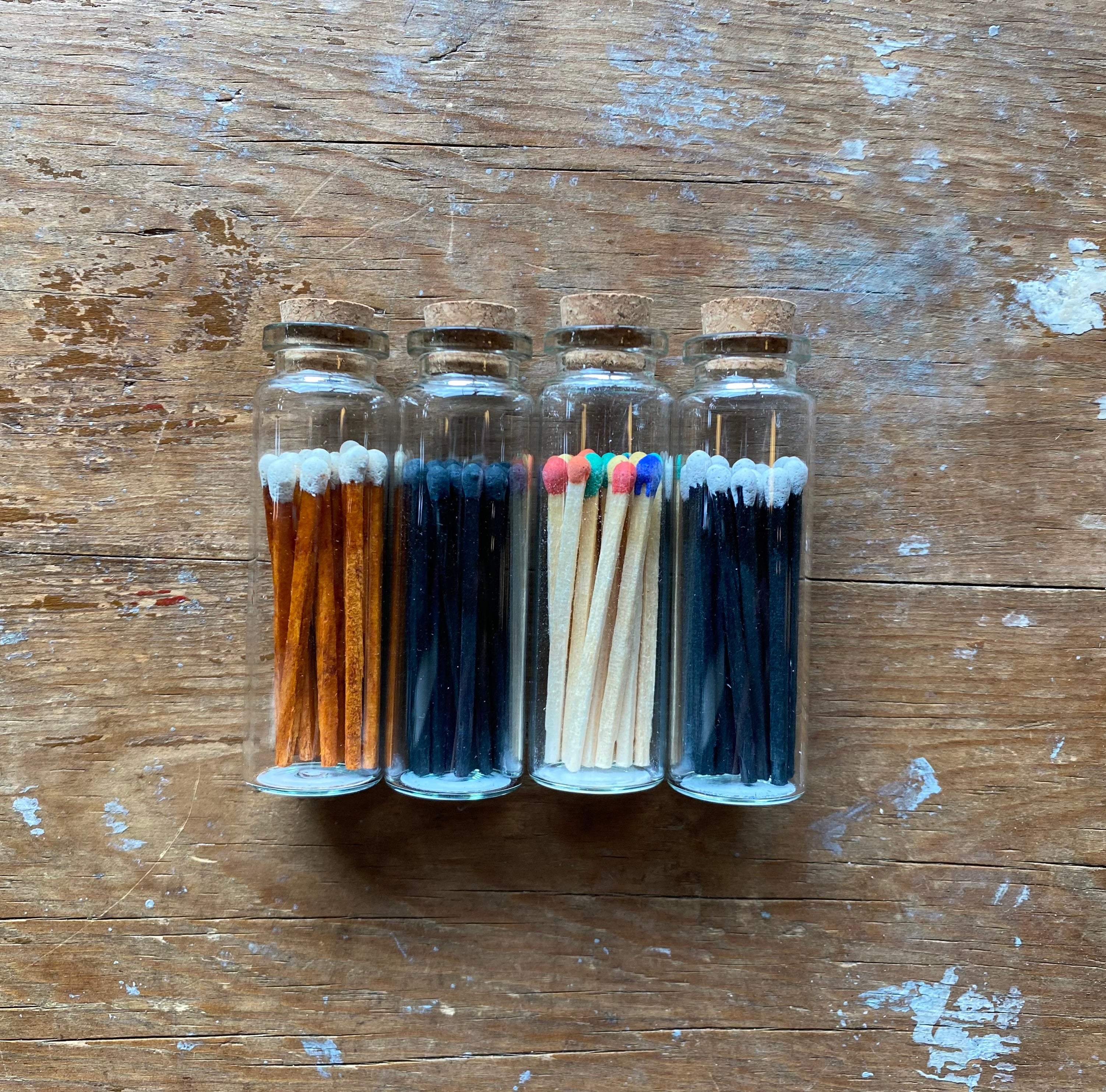 Matches - Small Corked Vials - Cantrip Candles