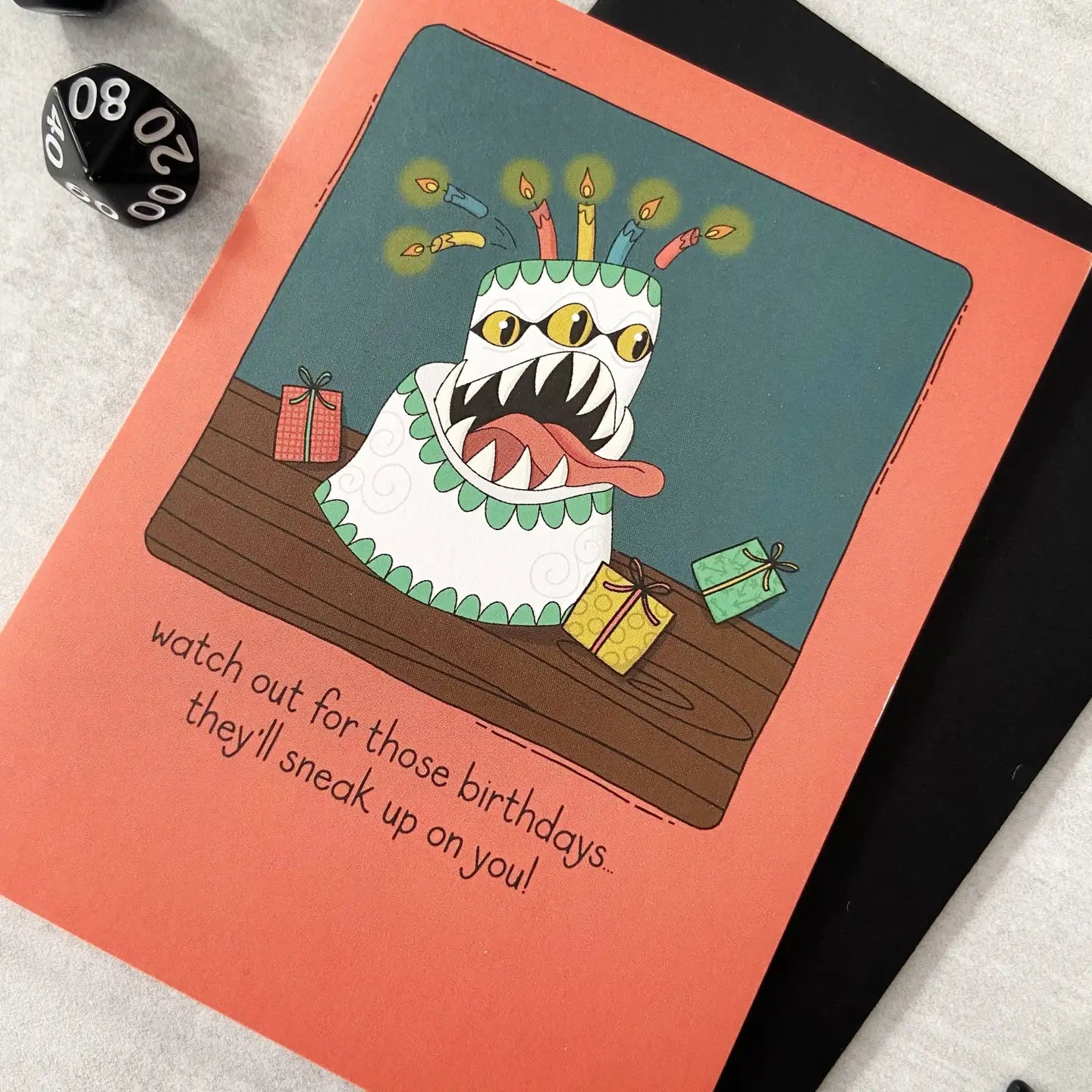 Birthday Mimic Card - Cantrip Candles
