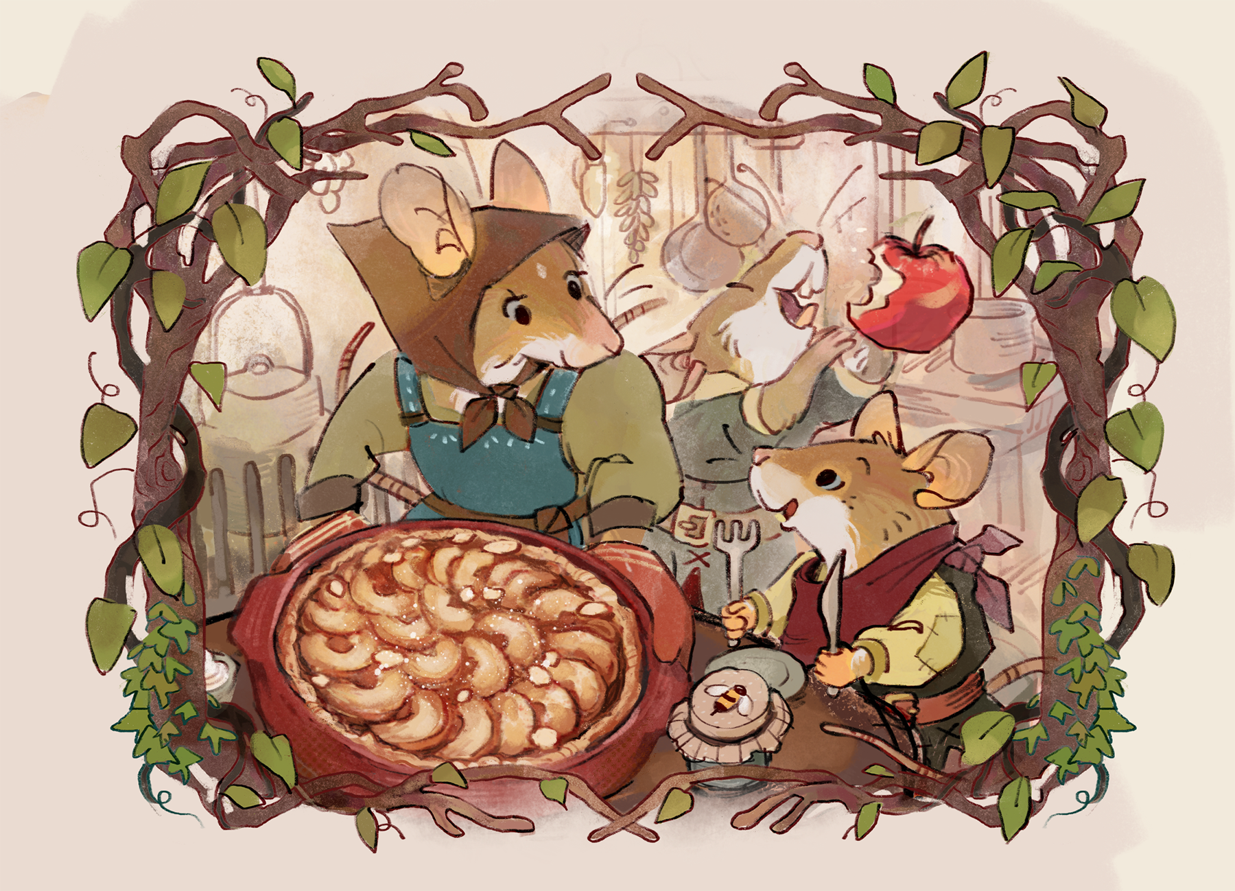 Miss Penelope's Apple Tarts & Cream - Cantrip Candles