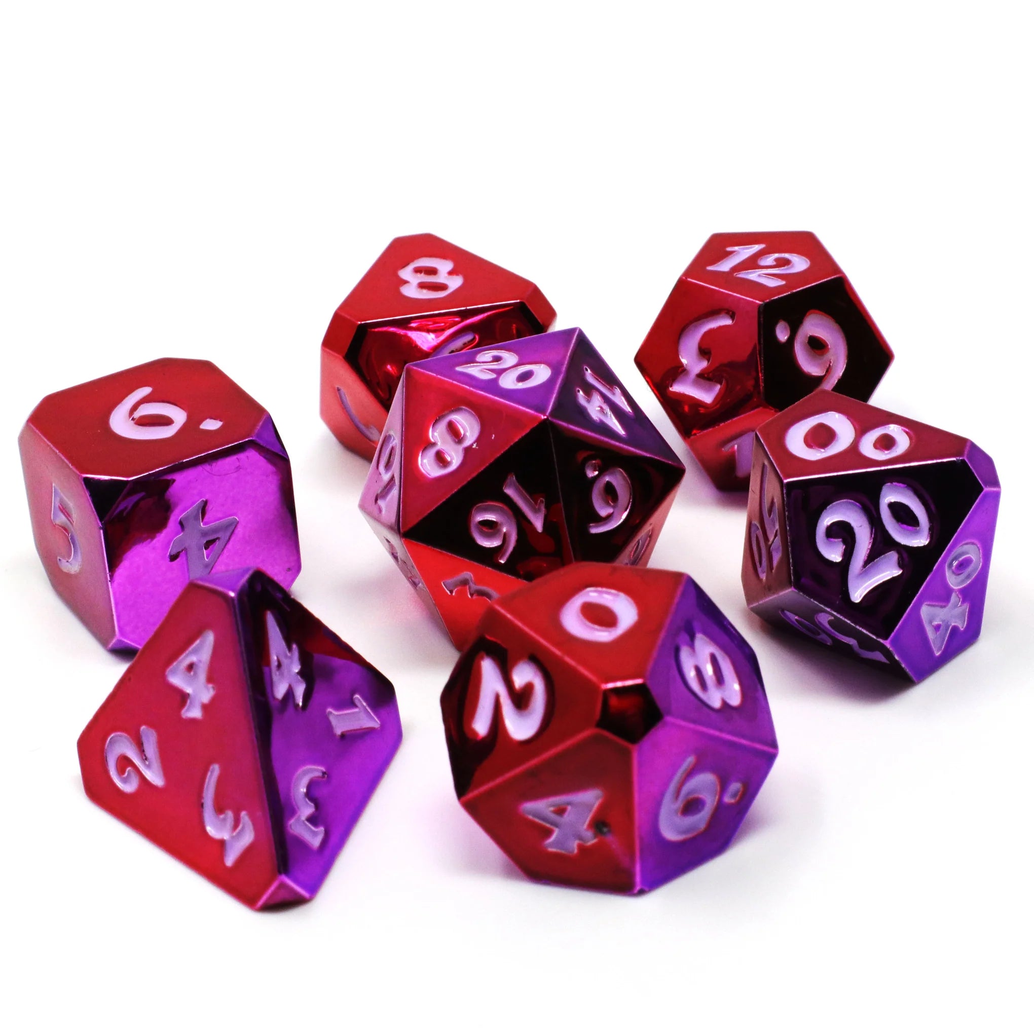 Mystic Catalyst 7 pc Dice Set - Cantrip Candles