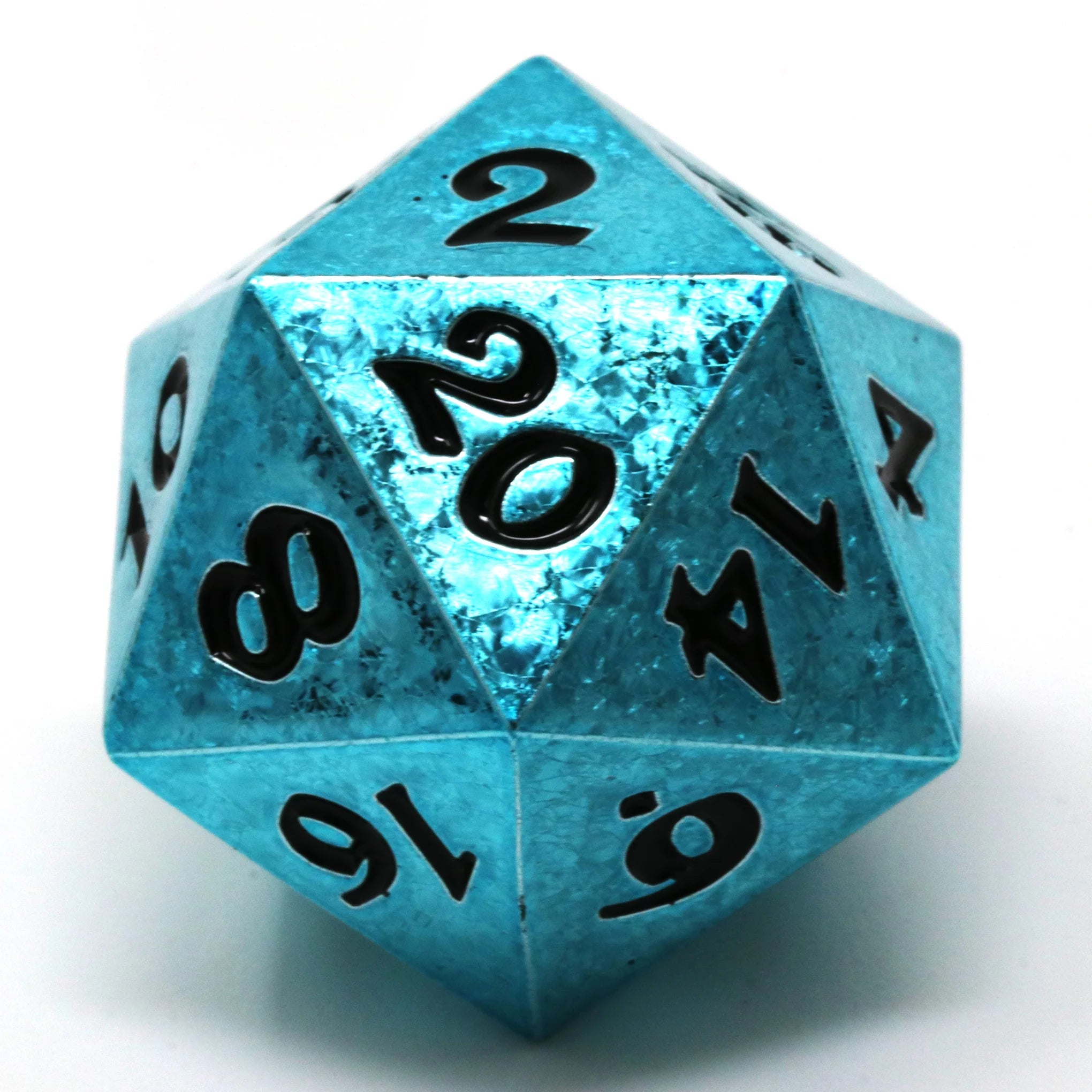 Glacial Requiem 7 pc Dice Set - Cantrip Candles