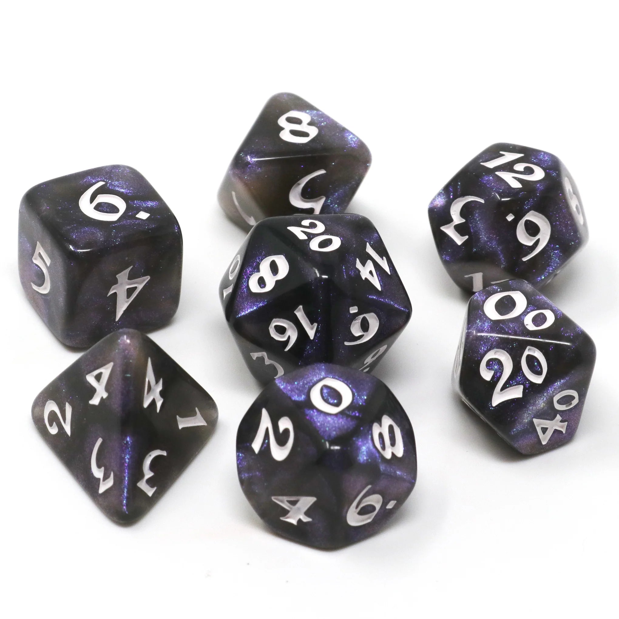 Passion 7 pc Dice Set - Cantrip Candles
