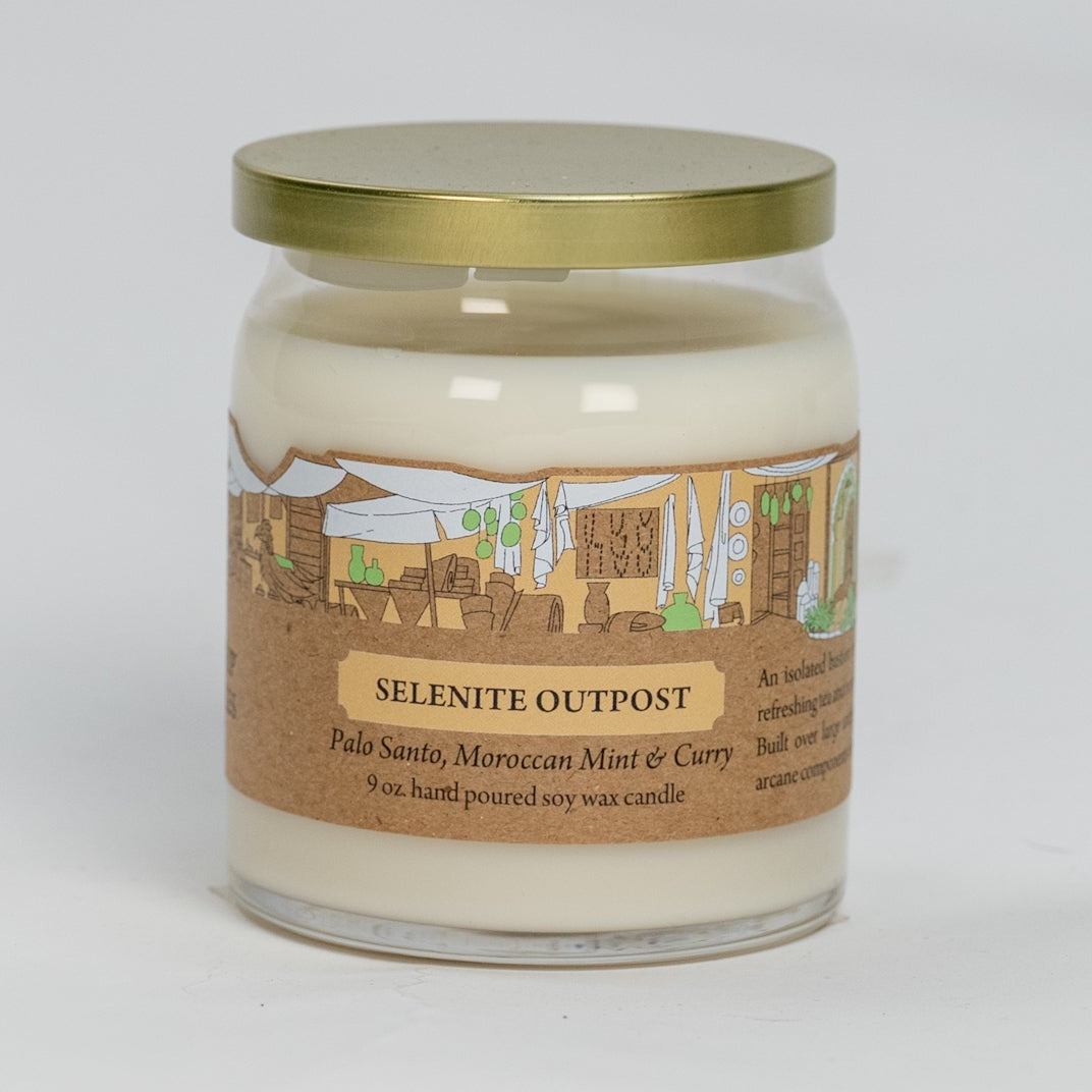 Selenite Outpost 9 oz. - Cantrip Candles