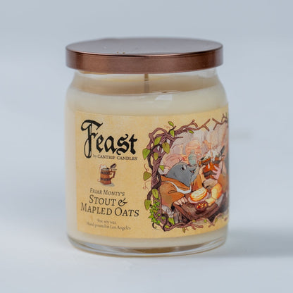 Friar Monty's Stout & Mapled Oats - Cantrip Candles