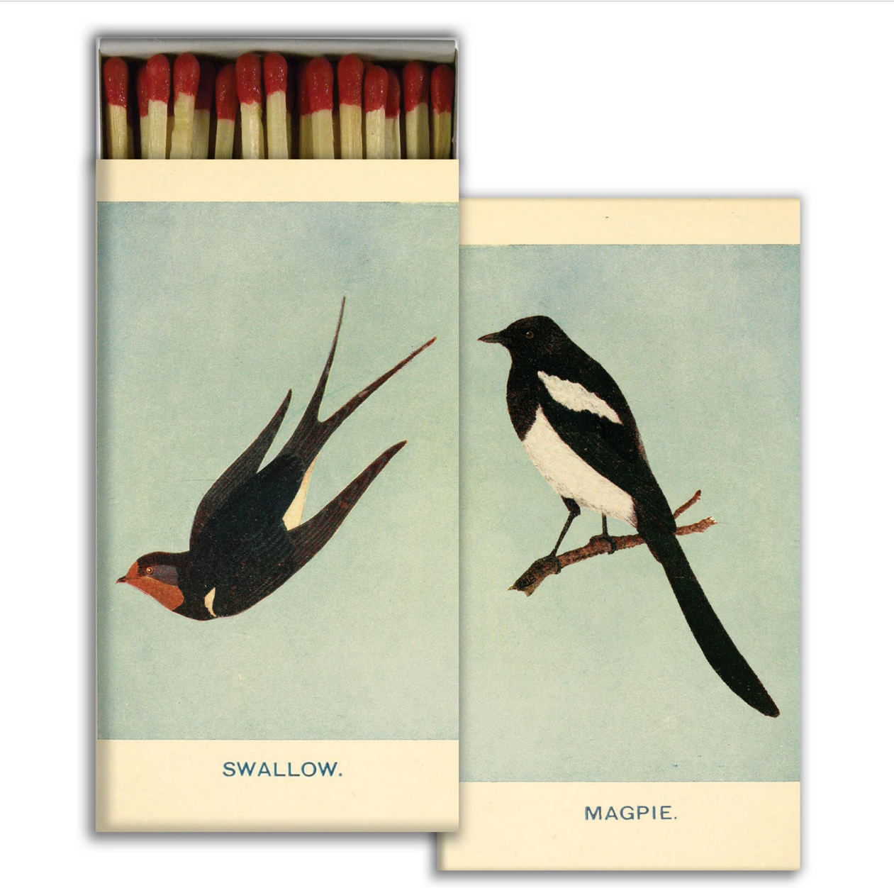 Swallow & Magpie Matchbox - Large - Cantrip Candles