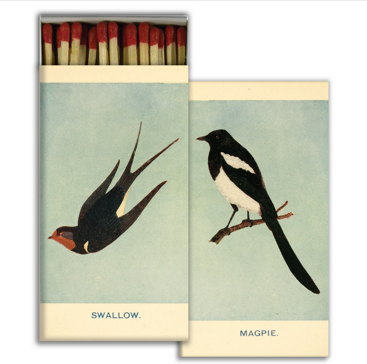 Swallow & Magpie Matchbox - Large