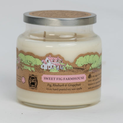 Sweet Fig Farmhouse 16 oz. - Cantrip Candles