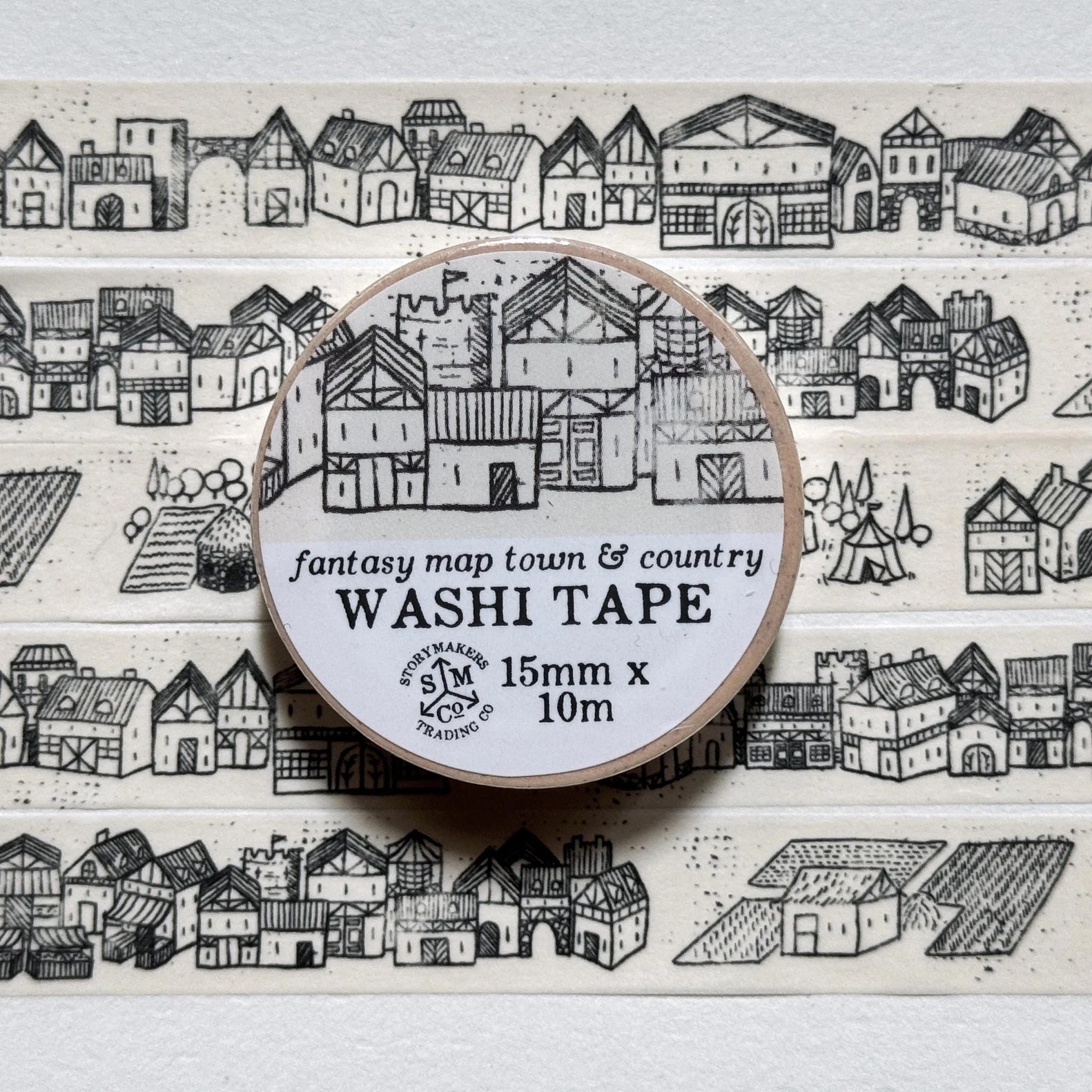 Fantasy Town Washi Tape - Cantrip Candles