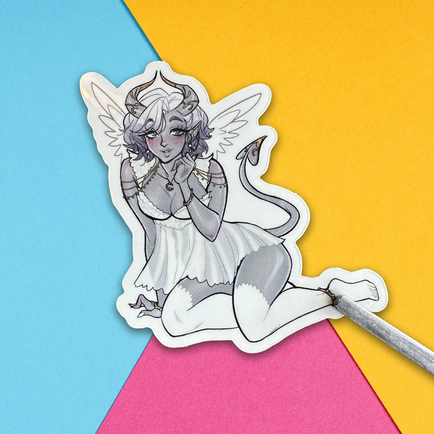 Succubus Alice Sticker - Cantrip Candles