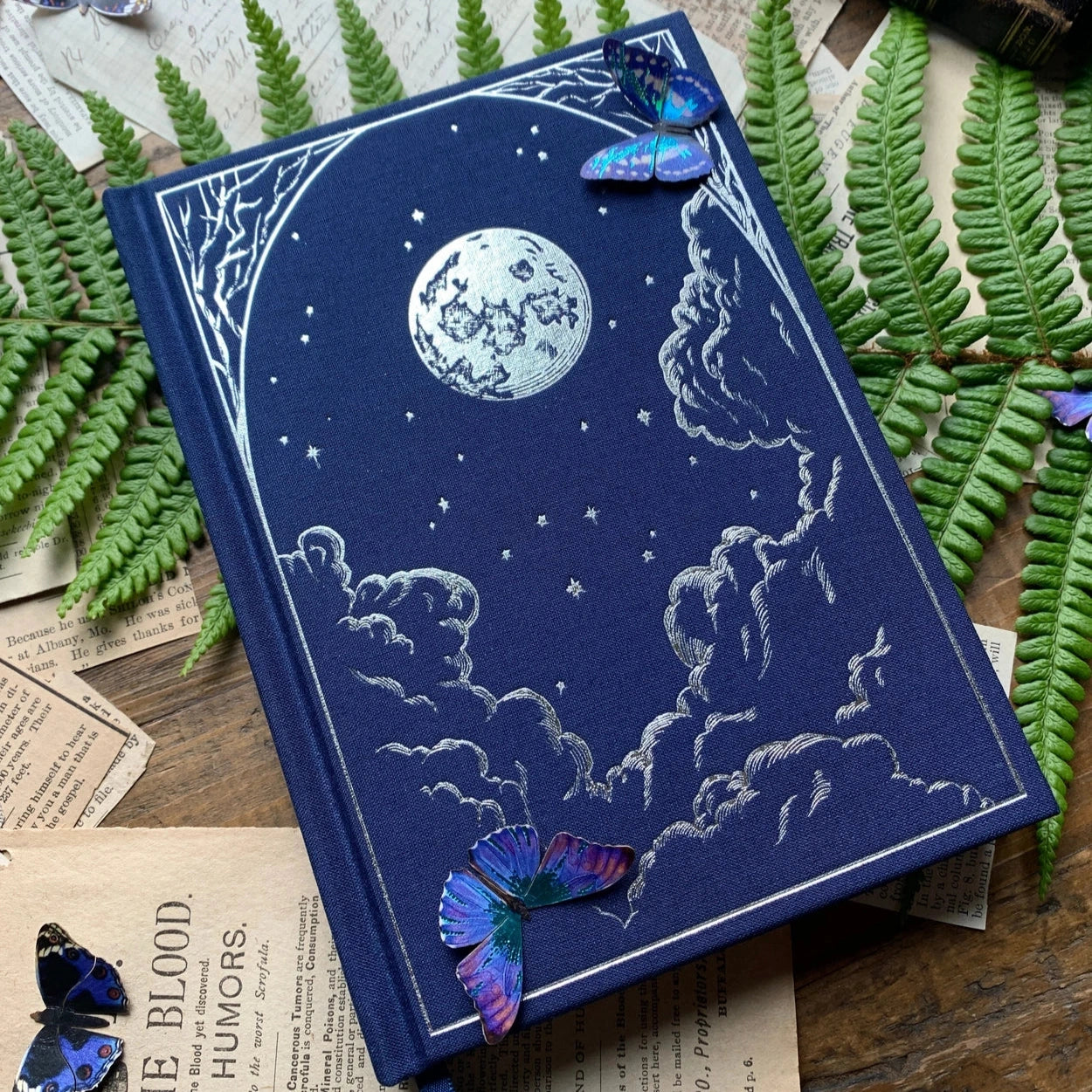 Creeping Moon Notebooks - Blue (The Astronomer) - Cantrip Candles
