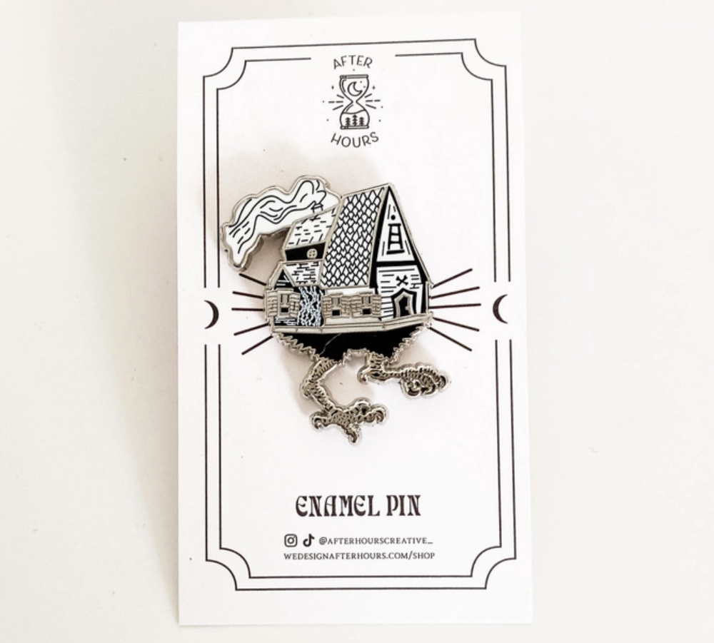 Baba Yaga Enamel Pin - Cantrip Candles