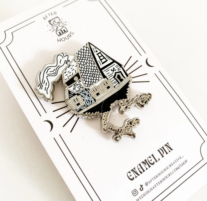 Baba Yaga Enamel Pin - Cantrip Candles