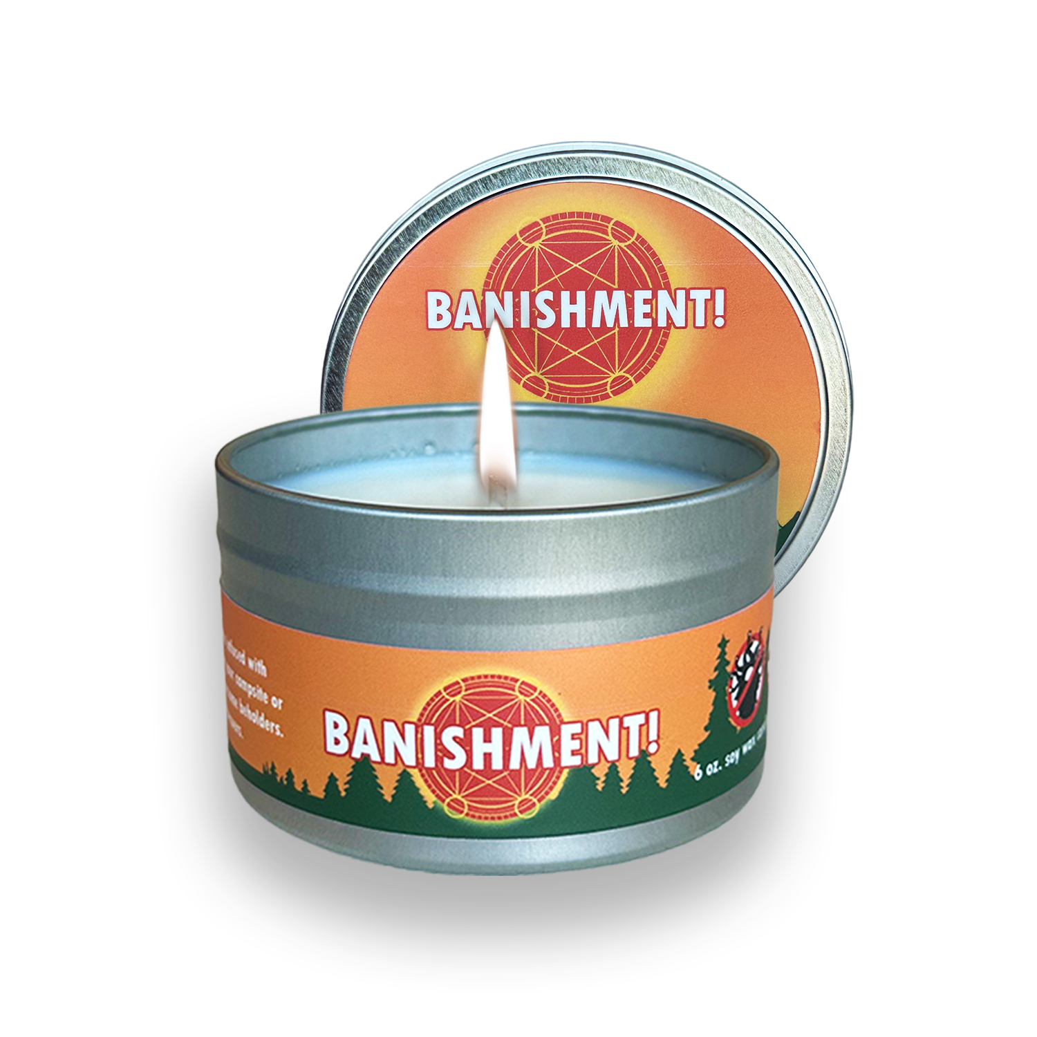 Banishment 6 oz.  - WHSL 4pk - Cantrip Candles