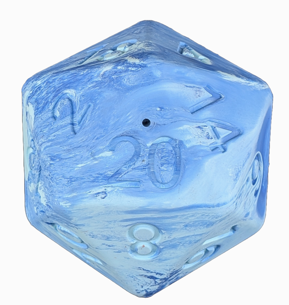 D20 Paw-lymorph Dog Chew Toy - Barbarian Strength - Cantrip Candles