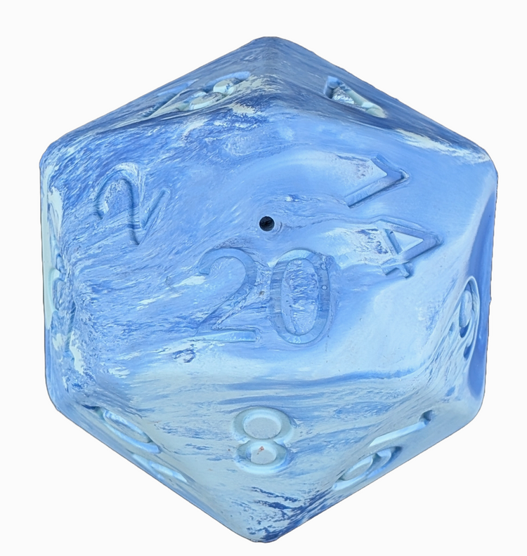 D20 Paw-lymorph Dog Chew Toy - Barbarian Strength