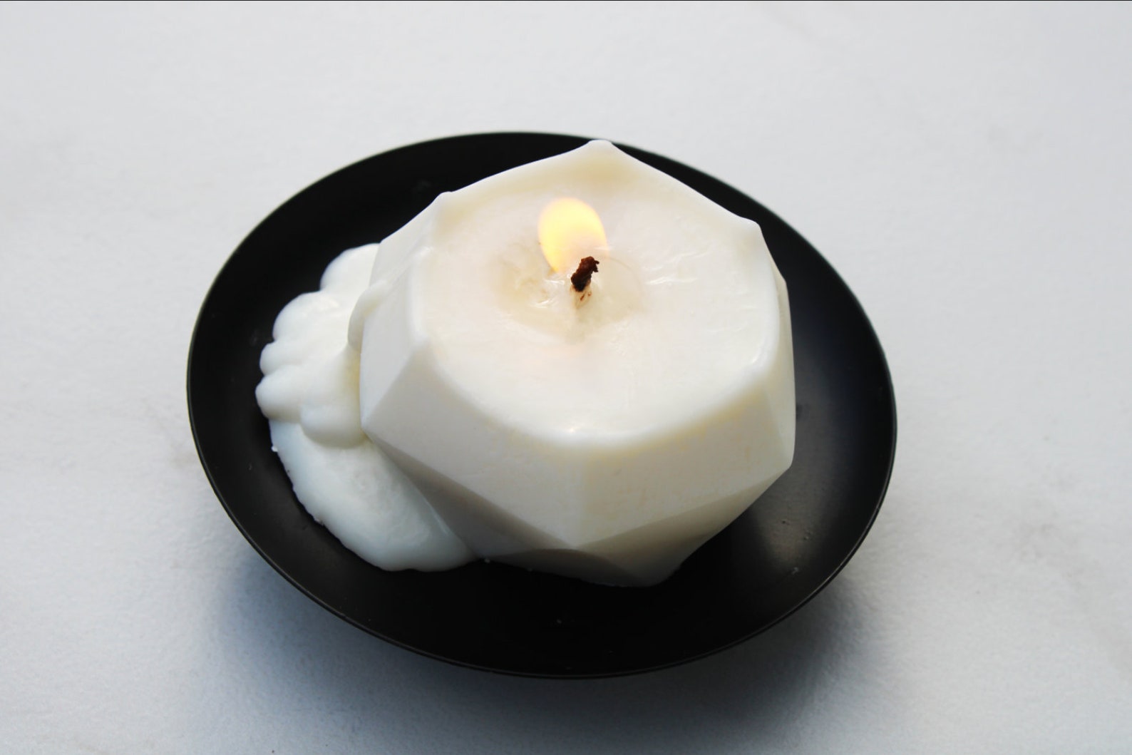 Black Iron Candle Tray