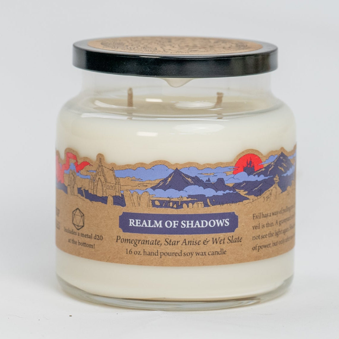Realm of Shadows 16 oz. - Cantrip Candles
