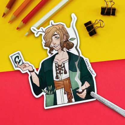 Clover Sticker - Cantrip Characters - Cantrip Candles